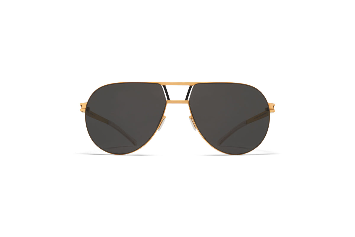 MYKITA Zane Gold/Black front view