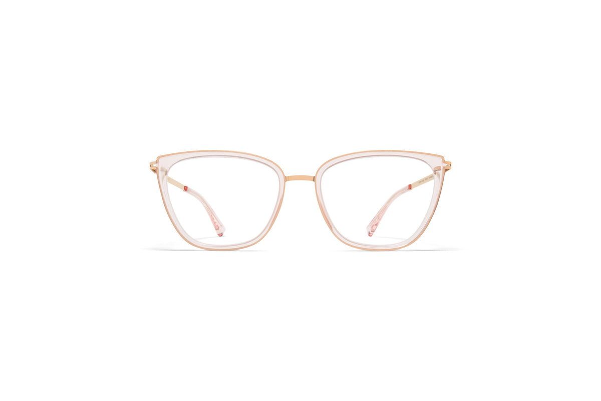 MYKITA Aili Champagne Gold/Rose Water front view