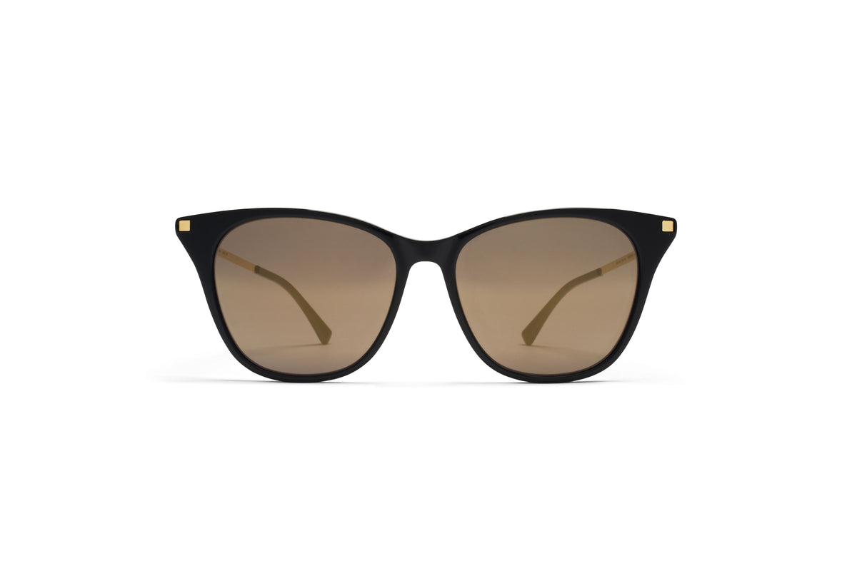 MYKITA Nilak Black/Glossy Gold front view