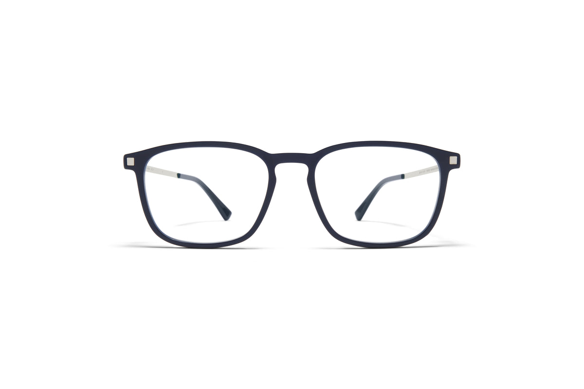 MYKITA Arluk Dark Blue/Shiny Silver front view
