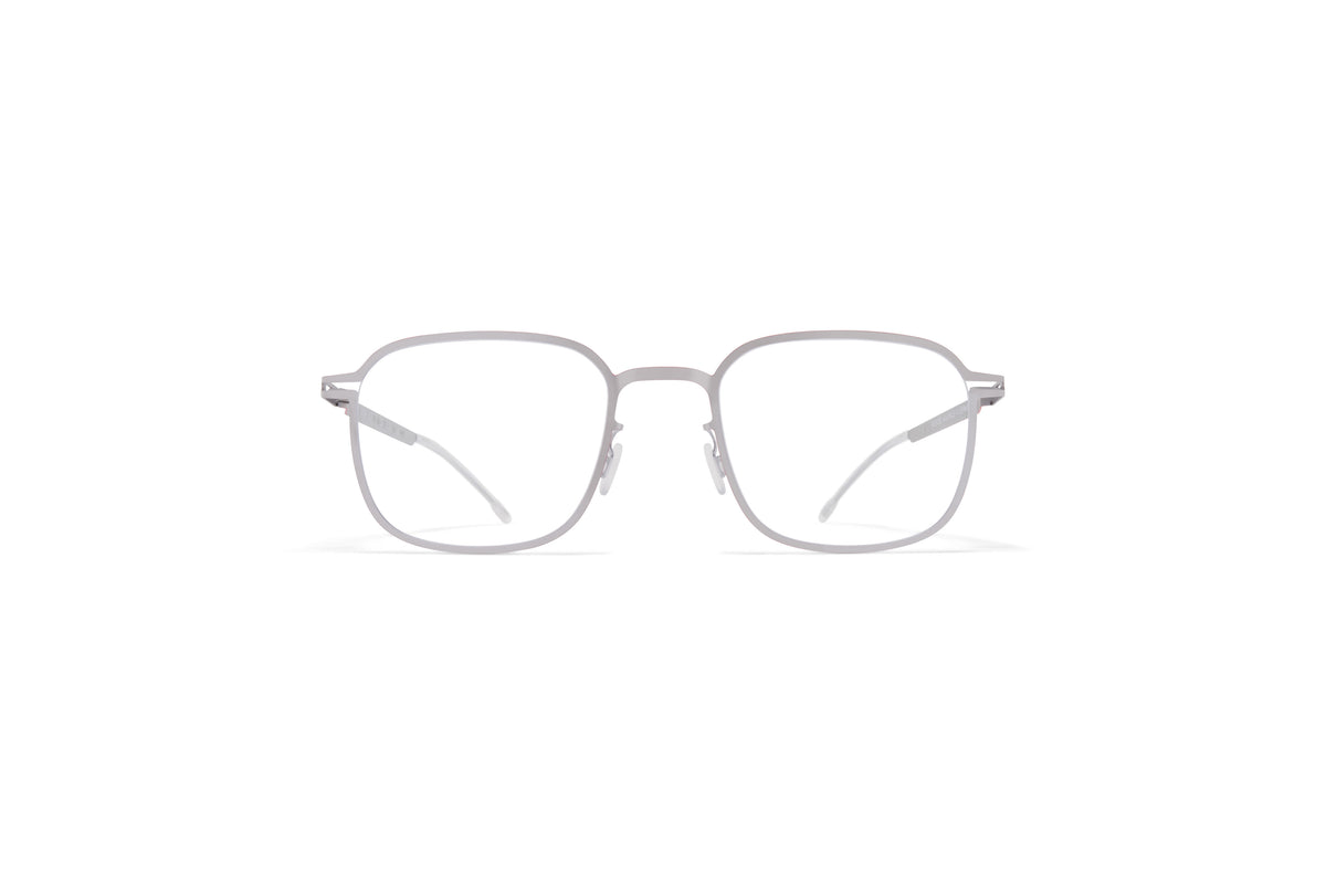 MYKITA ML10 Leica Silver/Leica Red Edges front view