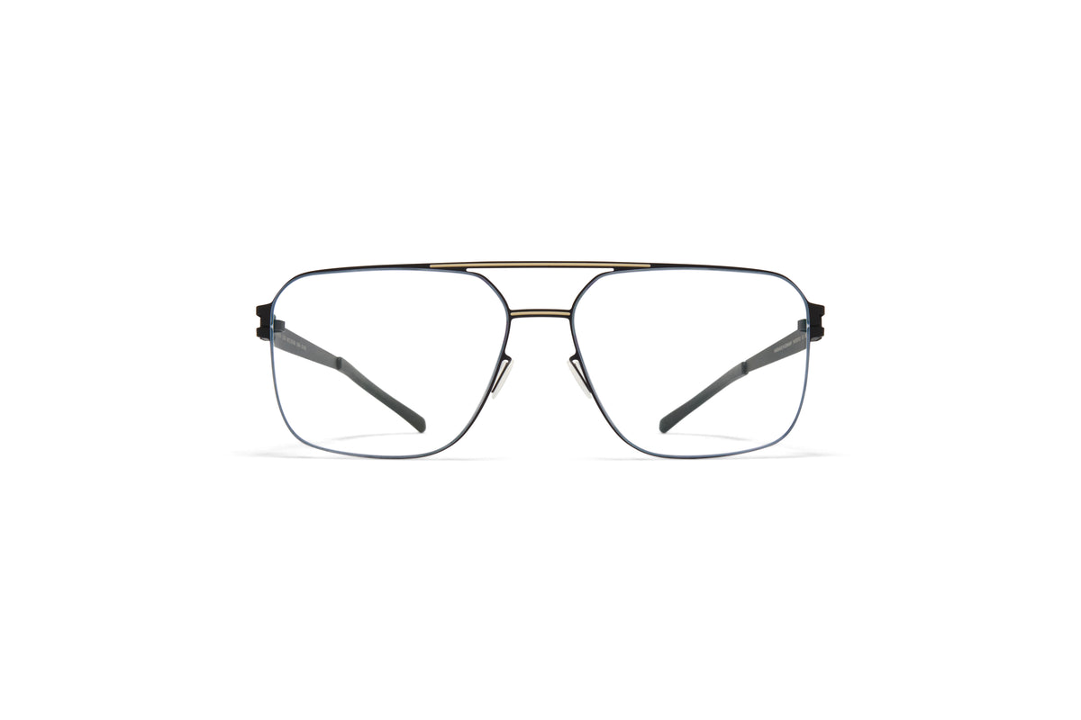 MYKITA Don Black/Light Warm Grey front view