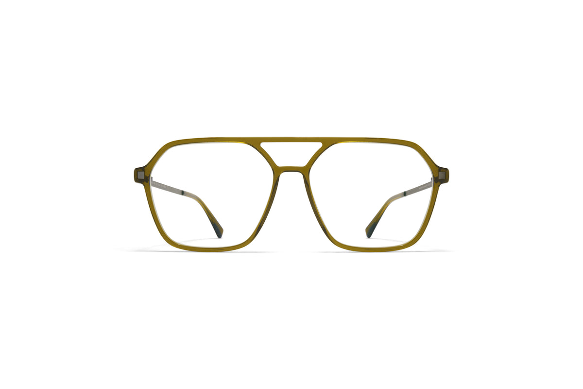 MYKITA Hiti Peridot/Graphite front view