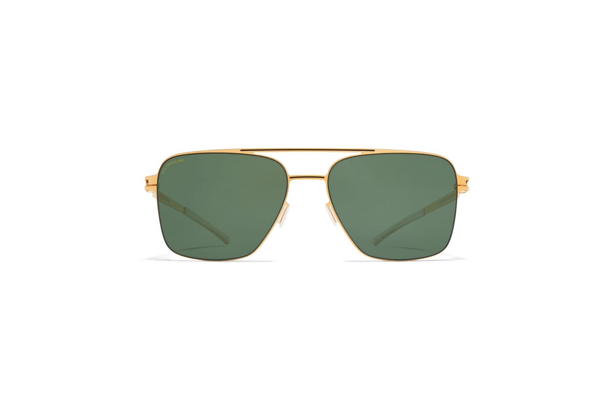 MYKITA Bernie Gold/Black front view