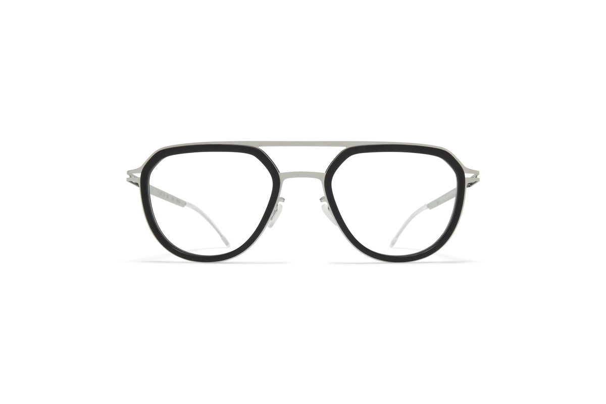 MYKITA ML17 Pitch Black/Leica Silver front view