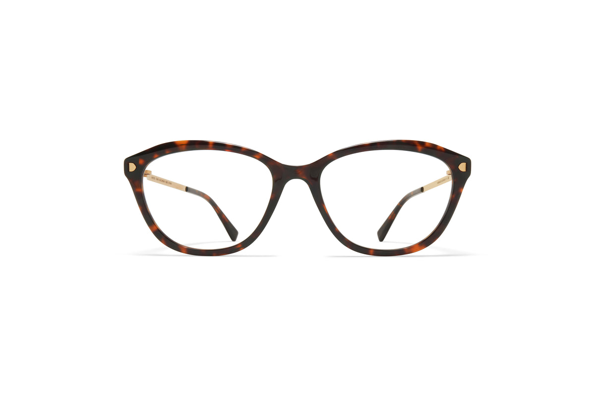 MYKITA Taifa Amber Havana/Champagne Gold front view
