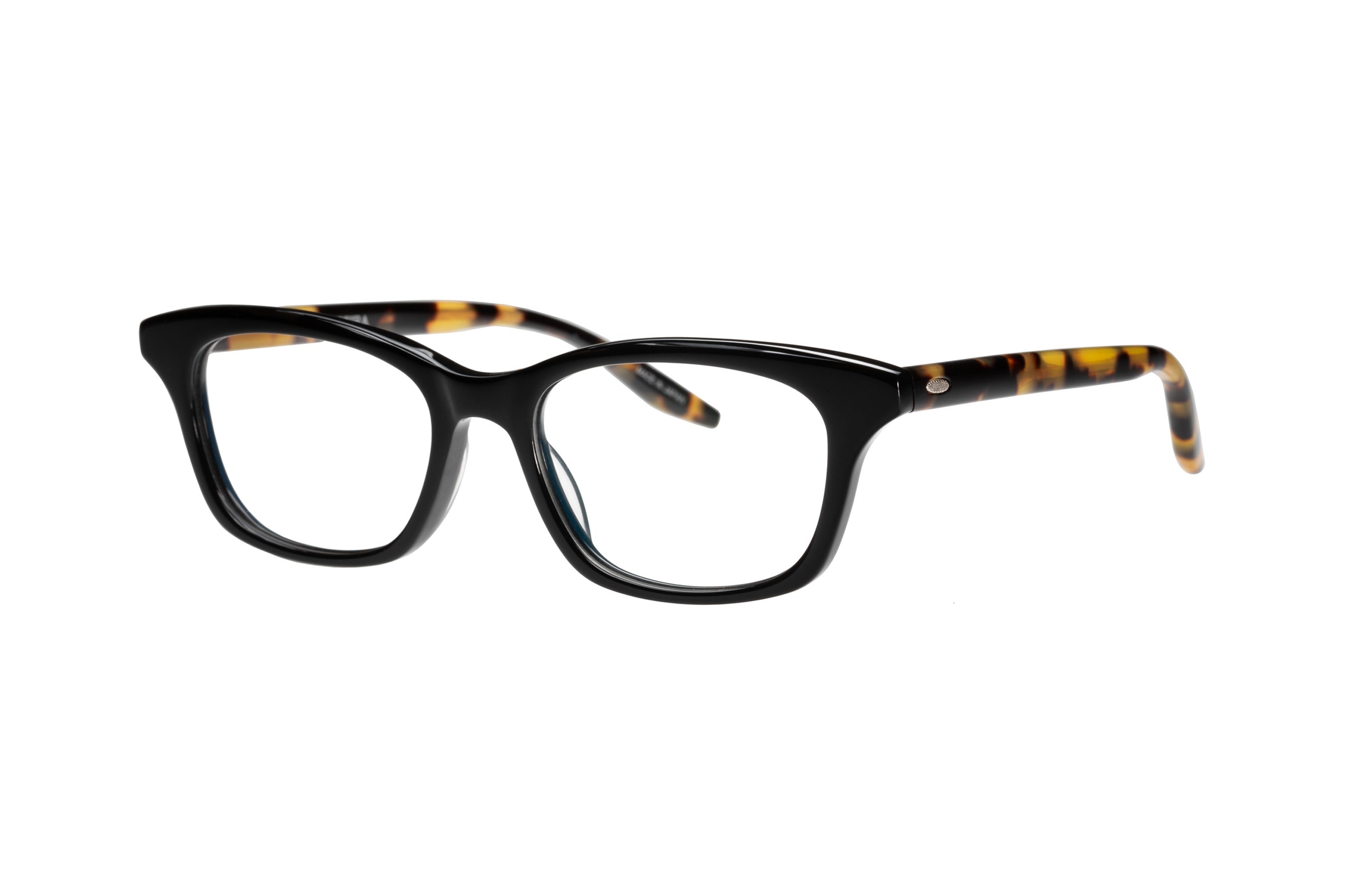Barton Perreira Nandi eyeglasses in Black / Tokyo Tortoise at Visionary Optics NYC