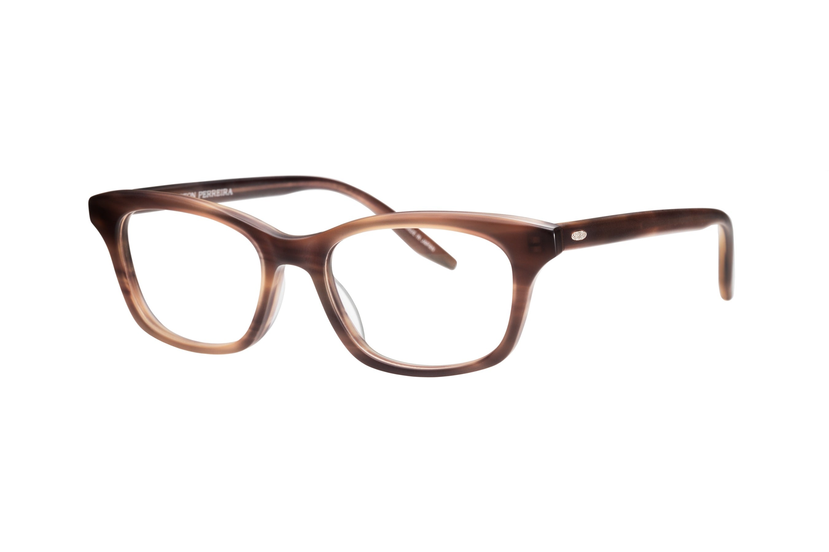 Barton Perreira Nandi eyeglasses in Matte Patchouli Tortoise at Visionary Optics NYC