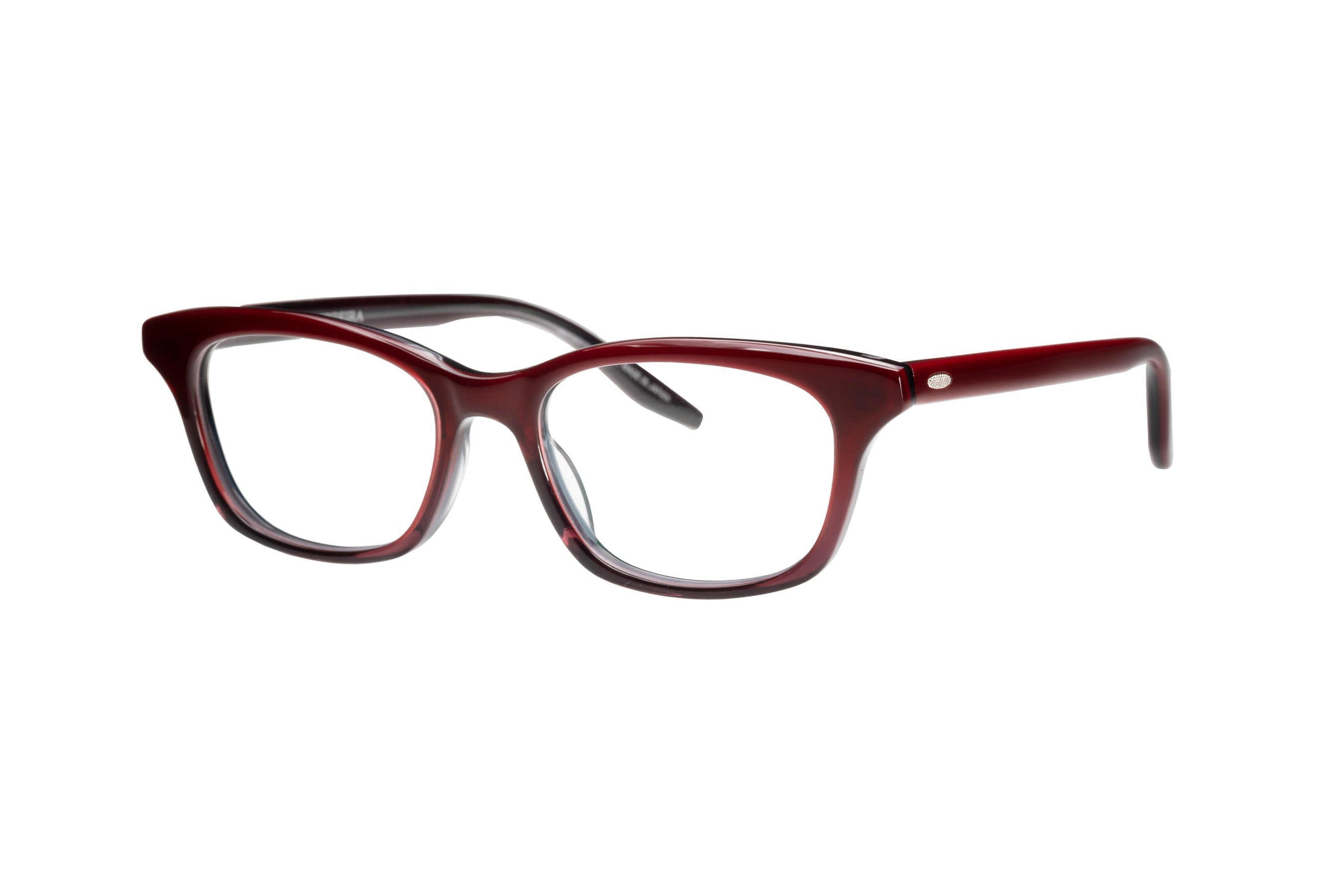 Barton Perreira Nandi eyeglasses in Oxblood at Visionary Optics NYC
