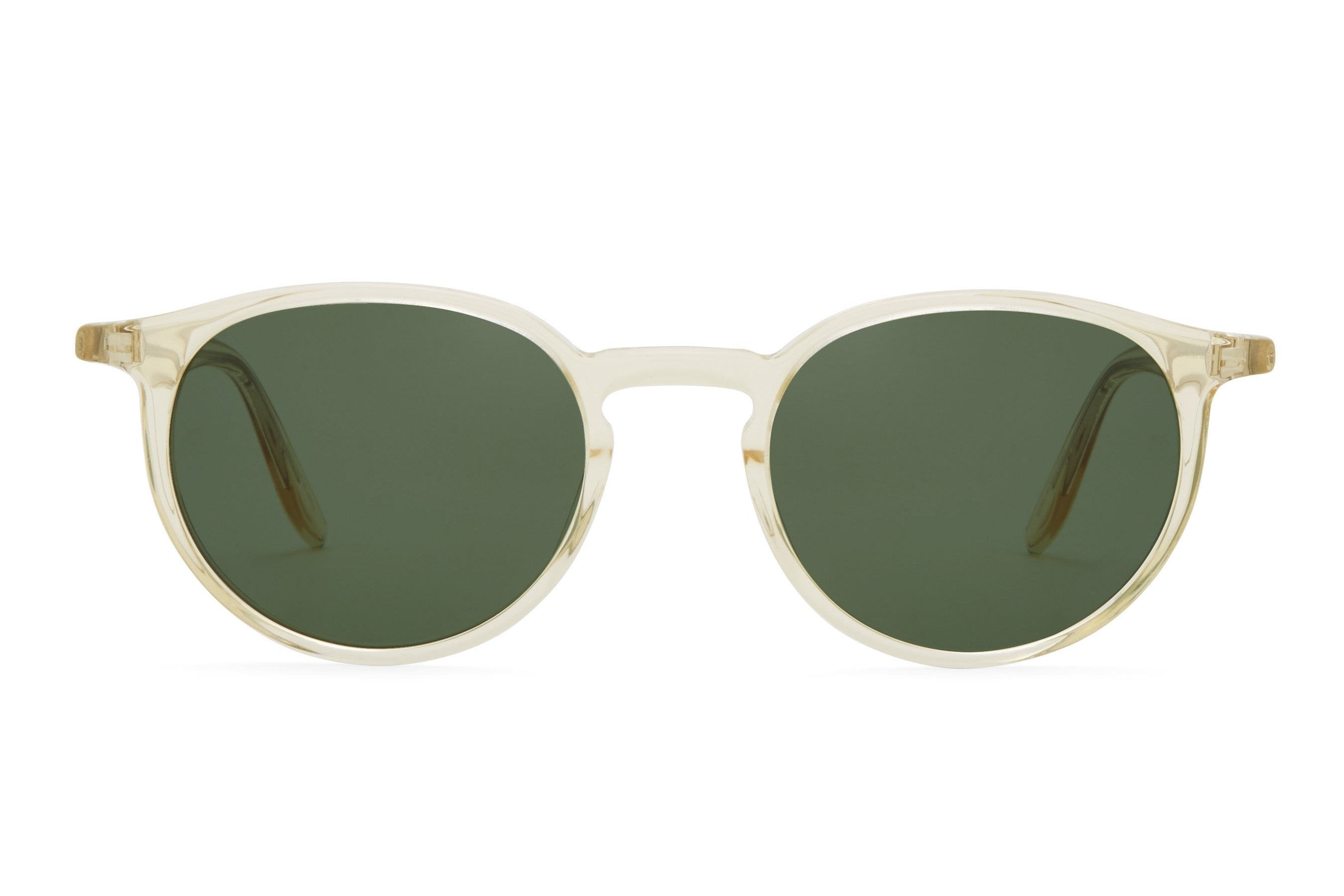 Barton Perreira Norton sunglasses in Champagne / Bottle Green at Visionary Optics NYC