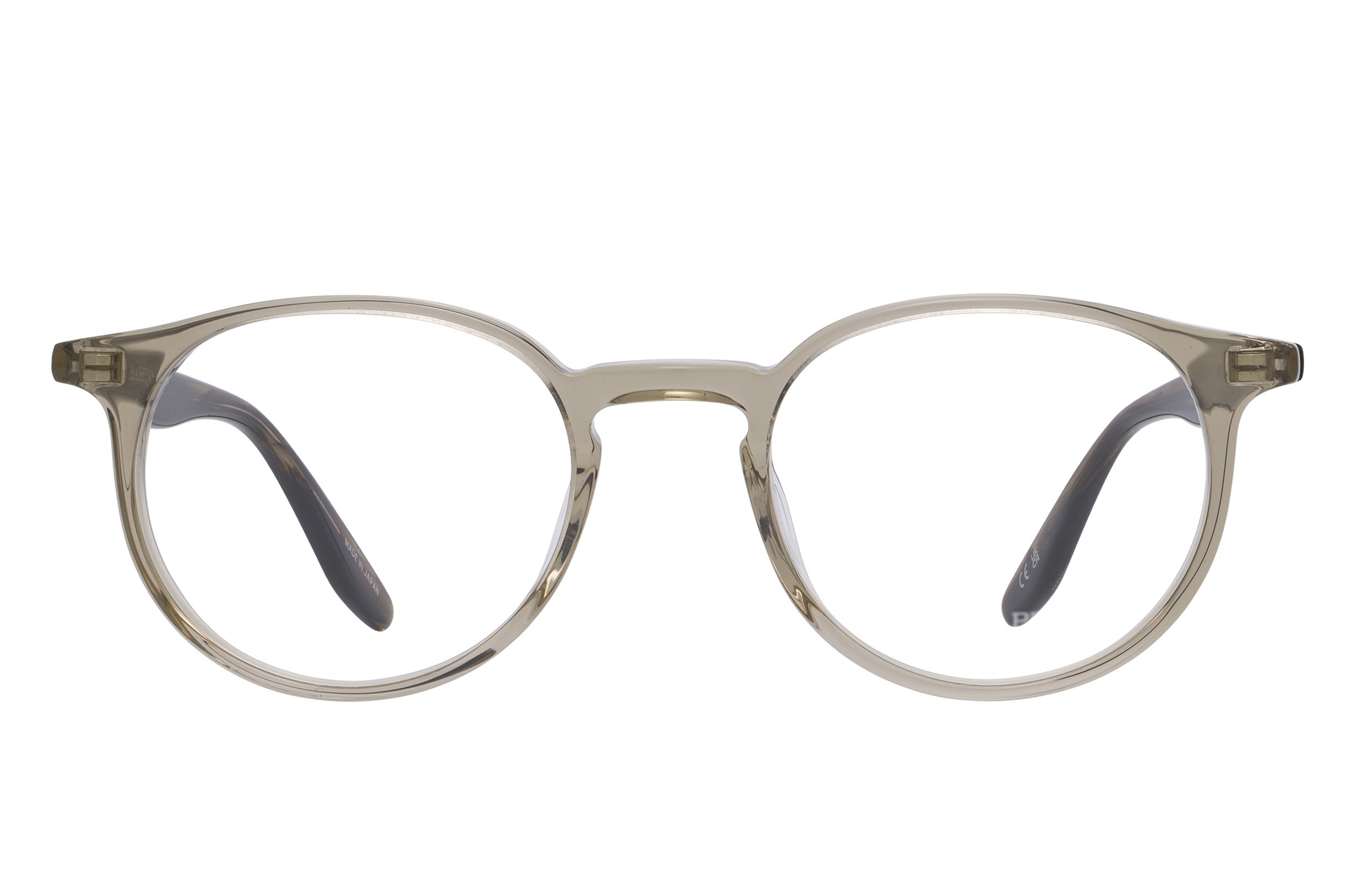 Barton Perreira Norton eyeglasses in Khaki / Sulcata Tortoise at Visionary Optics NYC