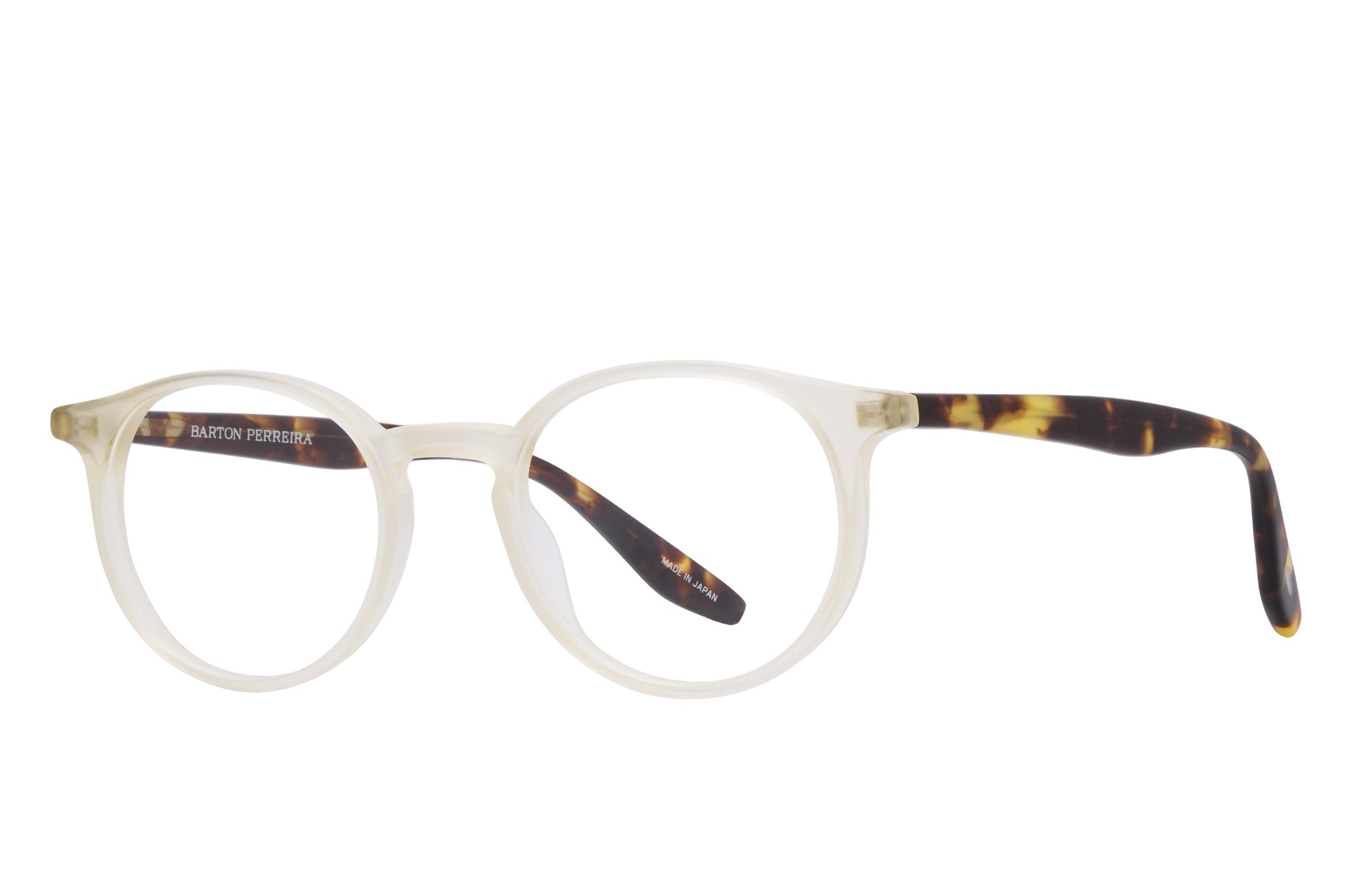 Barton Perreira Norton eyeglasses in Matte Champagne / Matte Torasel at Visionary Optics NYC