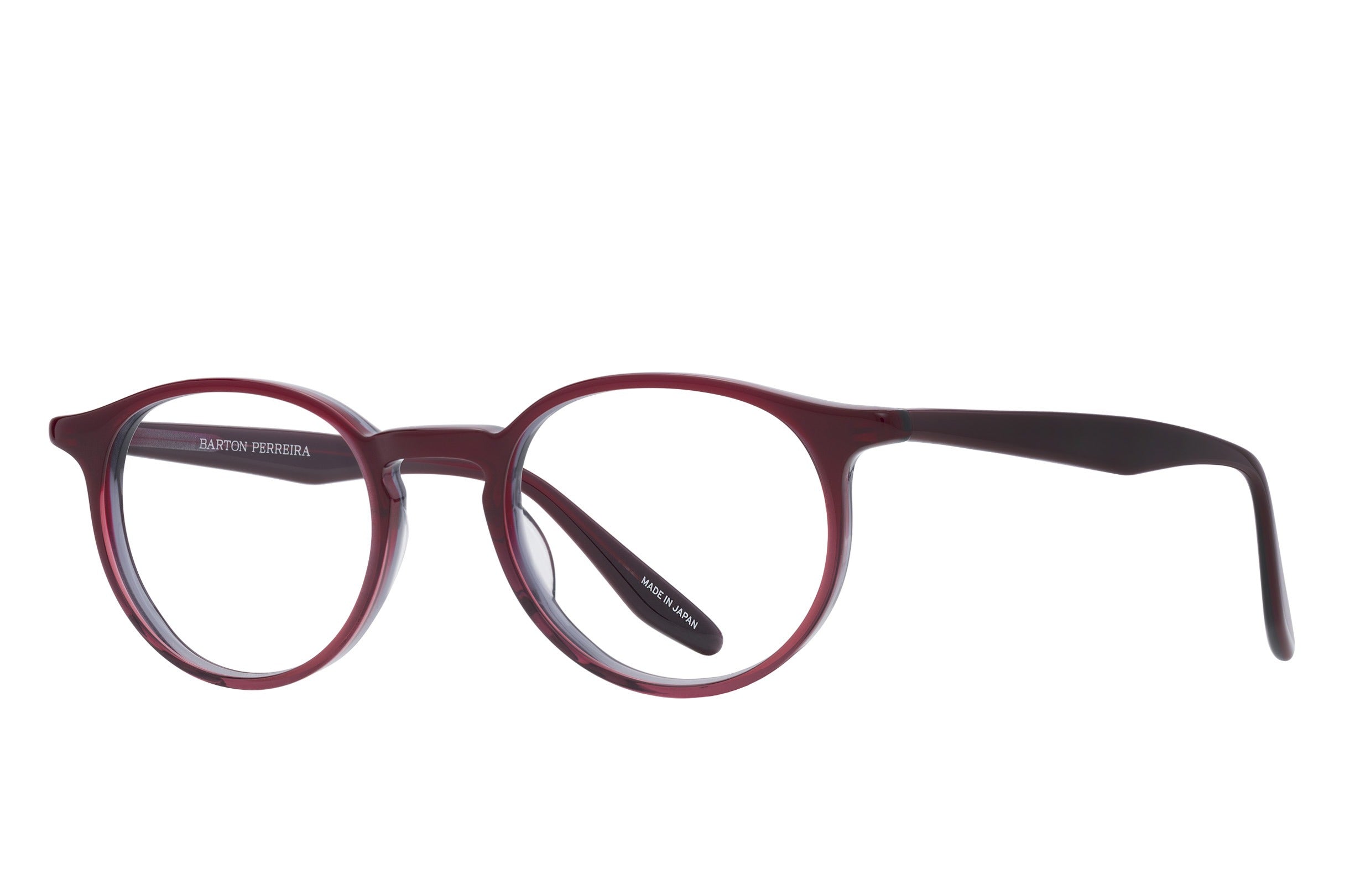 Barton Perreira Norton eyeglasses in Oxblood at Visionary Optics NYC