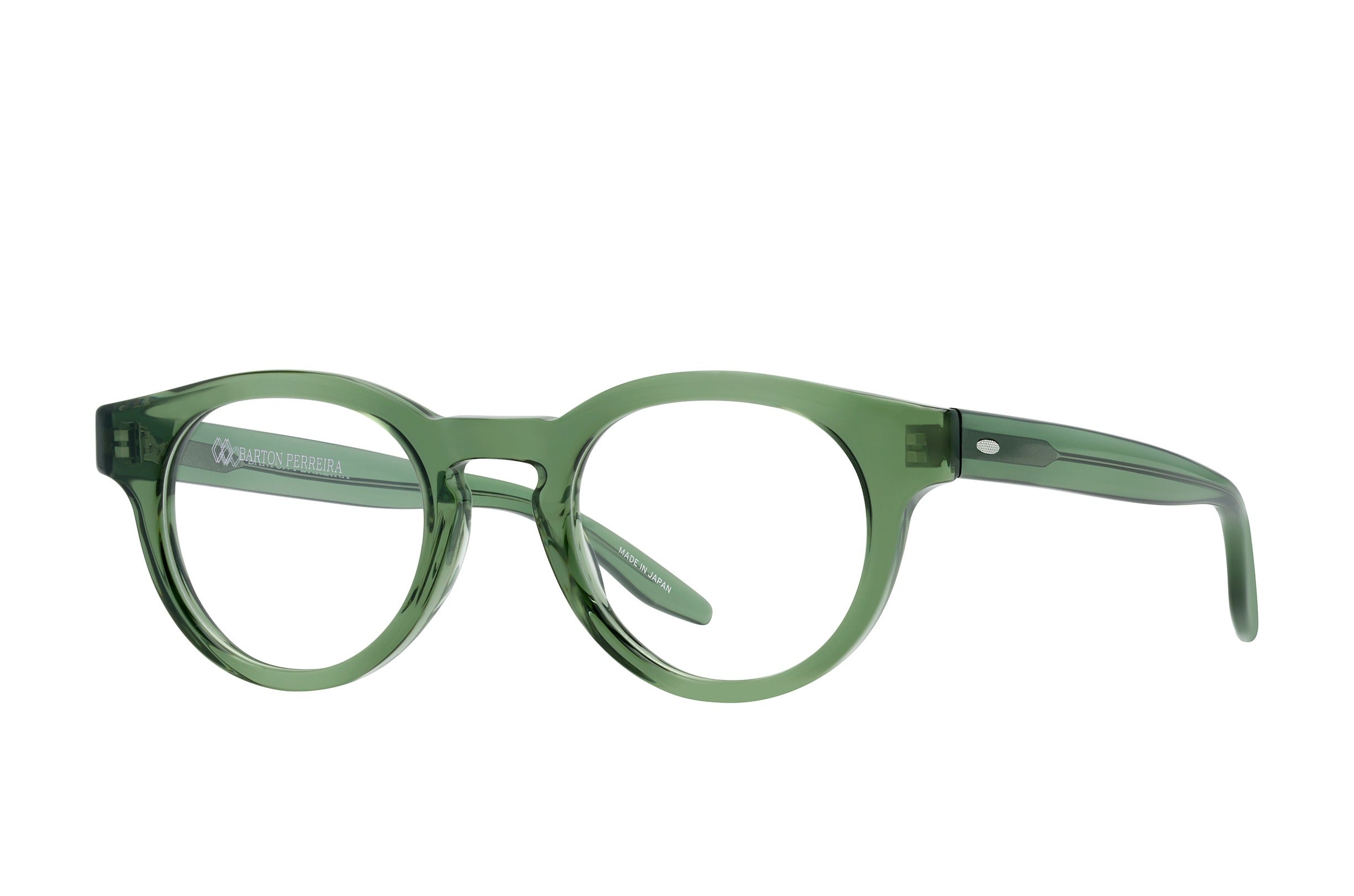 Barton Perreira Oxford eyeglasses in Olive Green at Visionary Optics NYC