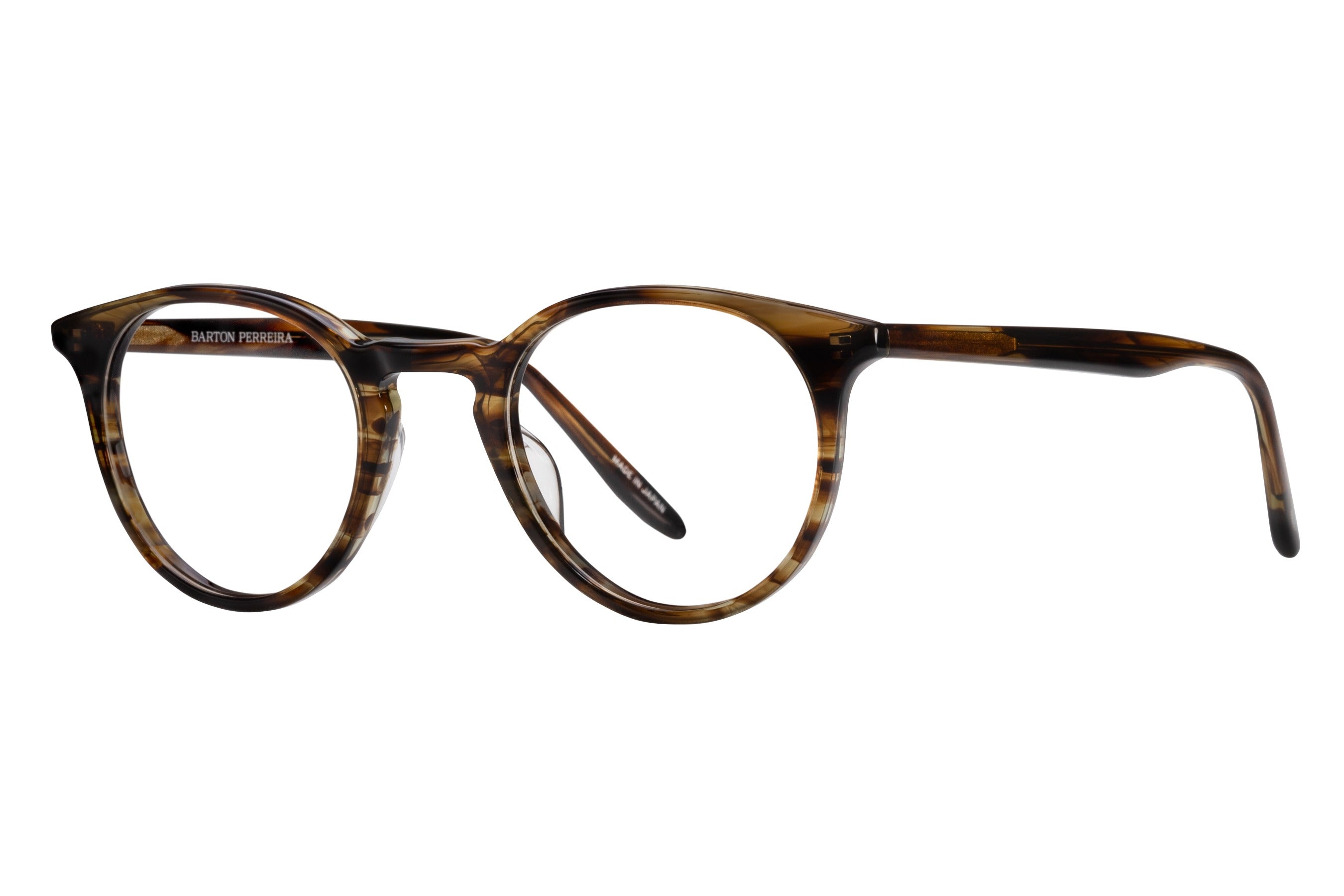 Barton Perreira Princeton eyeglasses in Sulcata Tortoise at Visionary Optics NYC