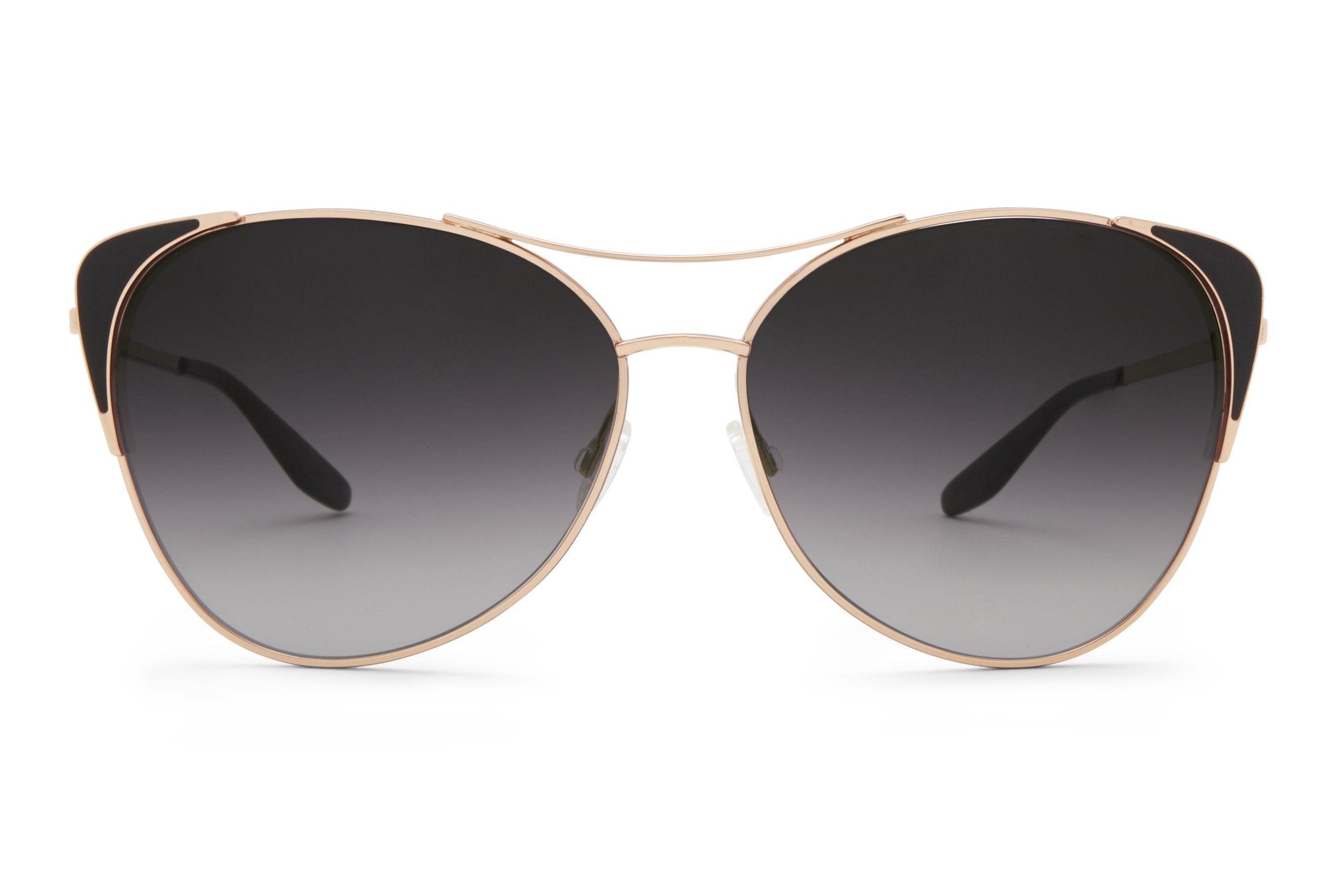 Barton Perreira Raphina sunglasses in Gold / Jet Enamel / Smolder at Visionary Optics NYC