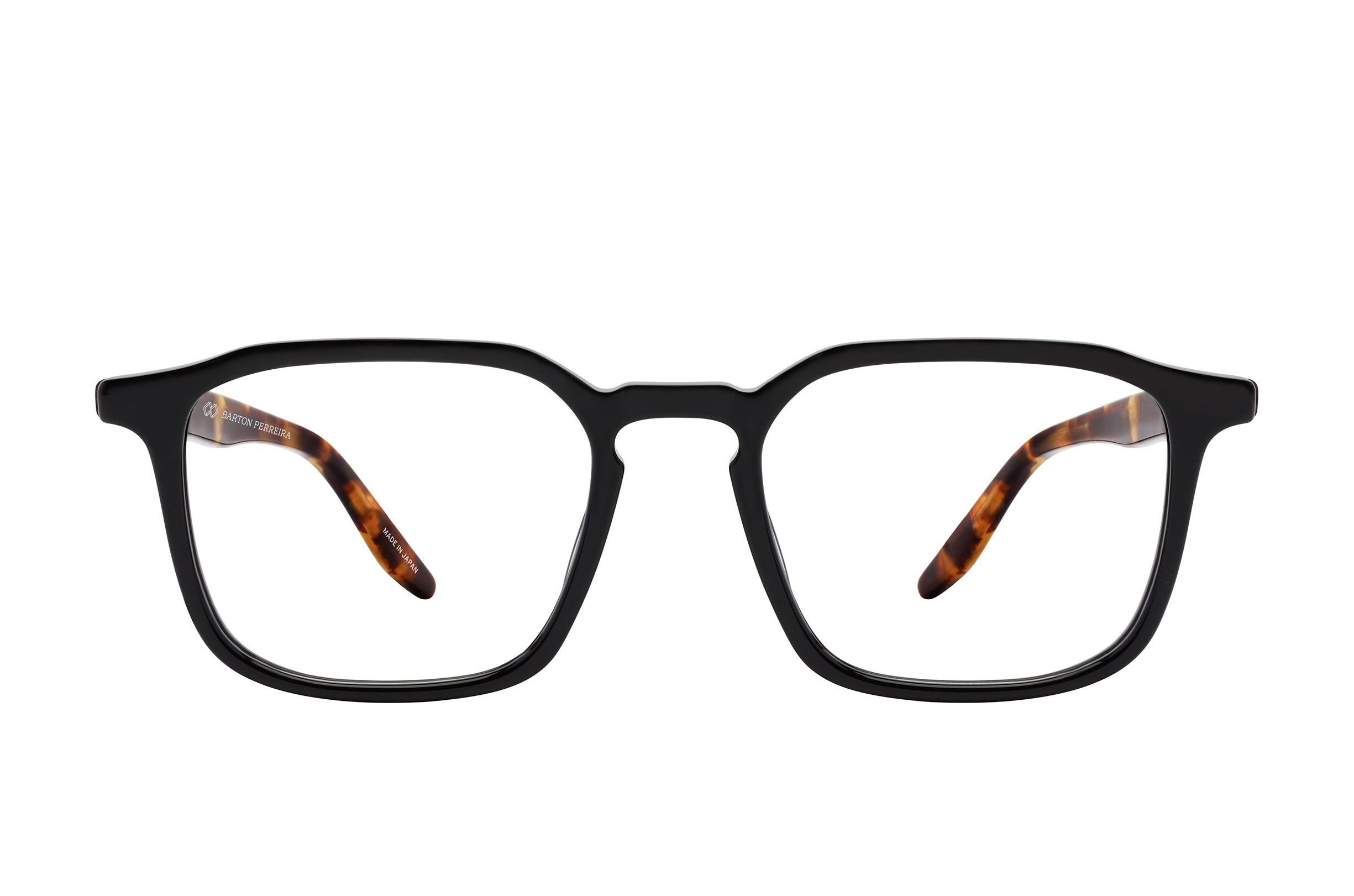 Barton Perreira Raymond eyeglasses in Black / Chestnut at Visionary Optics NYC