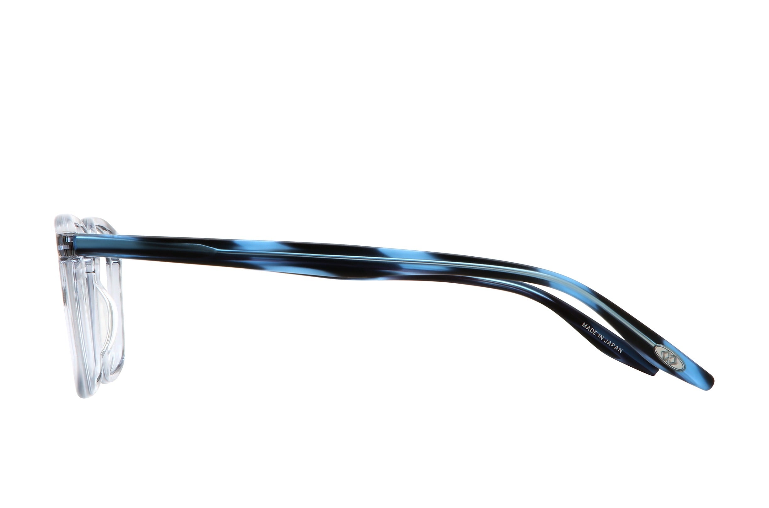 Barton Perreira Raymond eyeglasses in Blue Smoke / Matte Midnight at Visionary Optics NYC