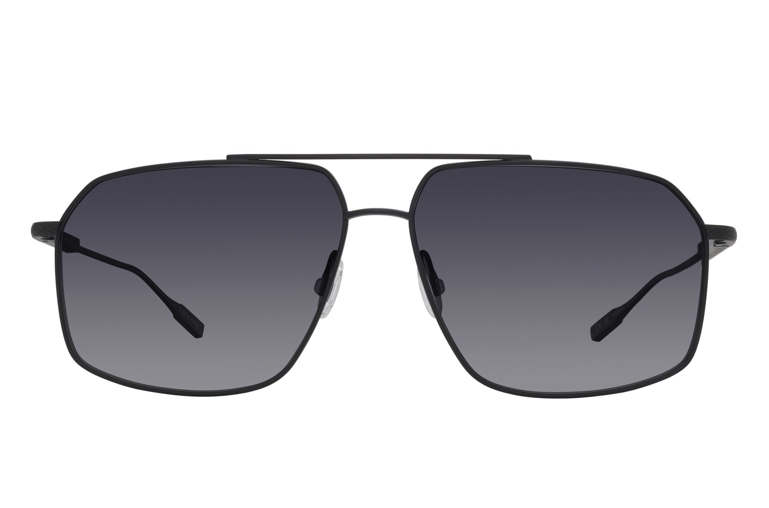 Barton Perreira Renzo sunglasses in Black Satin / Nightfall Polarized at Visionary Optics NYC