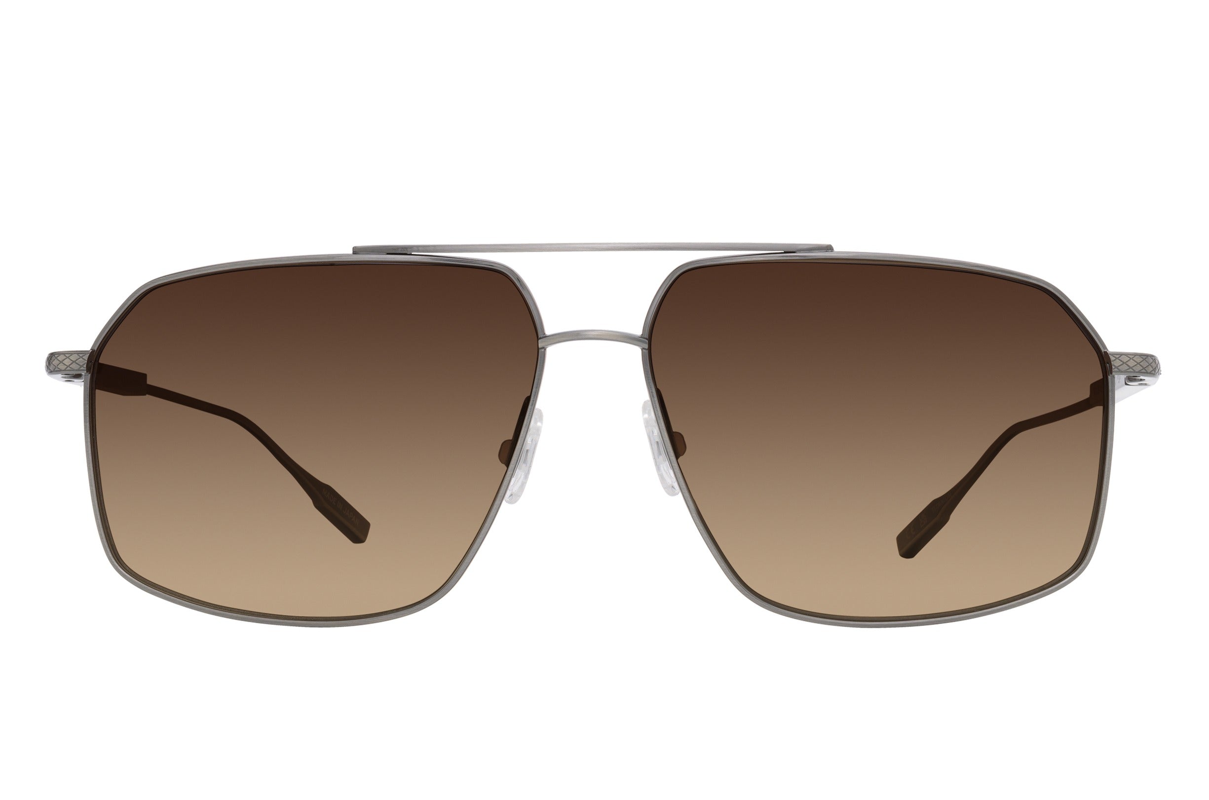 Barton Perreira Renzo sunglasses in Pewter / Old English Polarized at Visionary Optics NYC