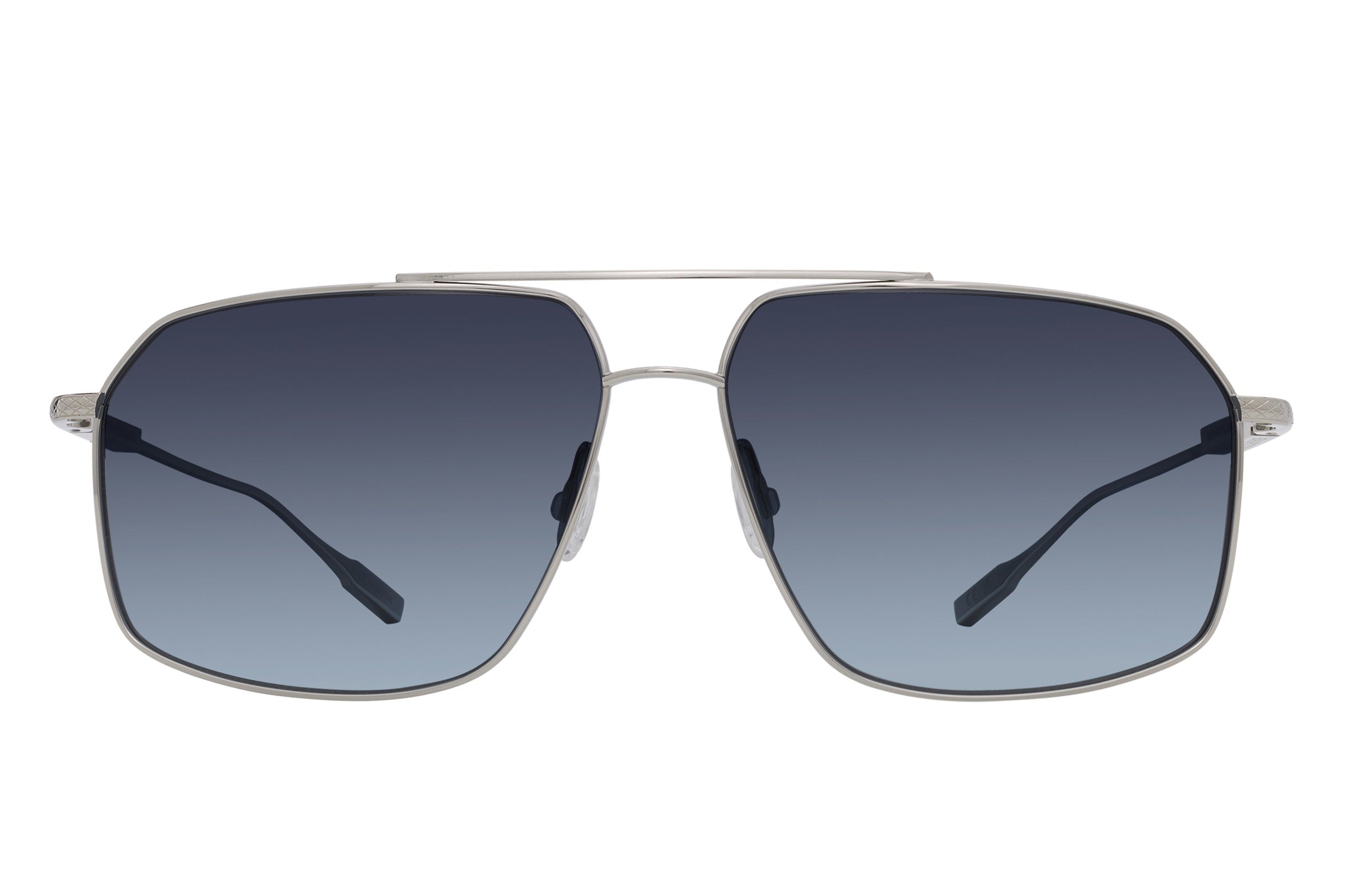 Barton Perreira Renzo sunglasses in Silver / November Rain Polarized at Visionary Optics NYC