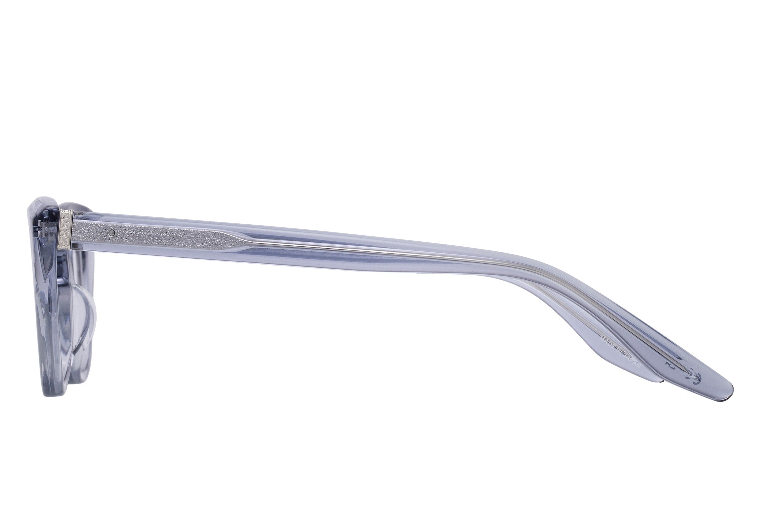 Barton Perreira Rhea eyeglasses in Blue Smoke / Silver at Visionary Optics NYC