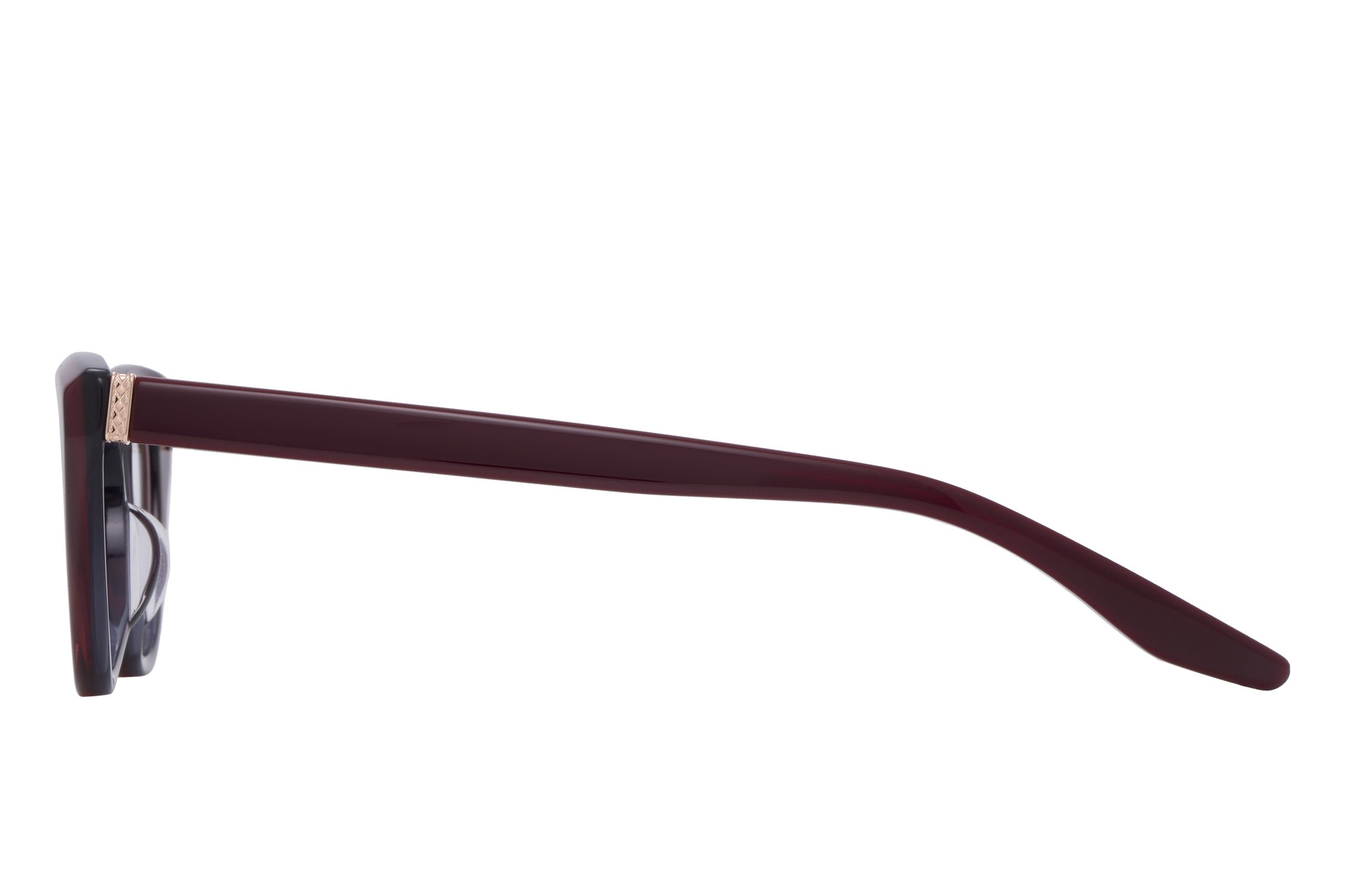 Barton Perreira Rhea eyeglasses in Oxblood / Rose Gold at Visionary Optics NYC