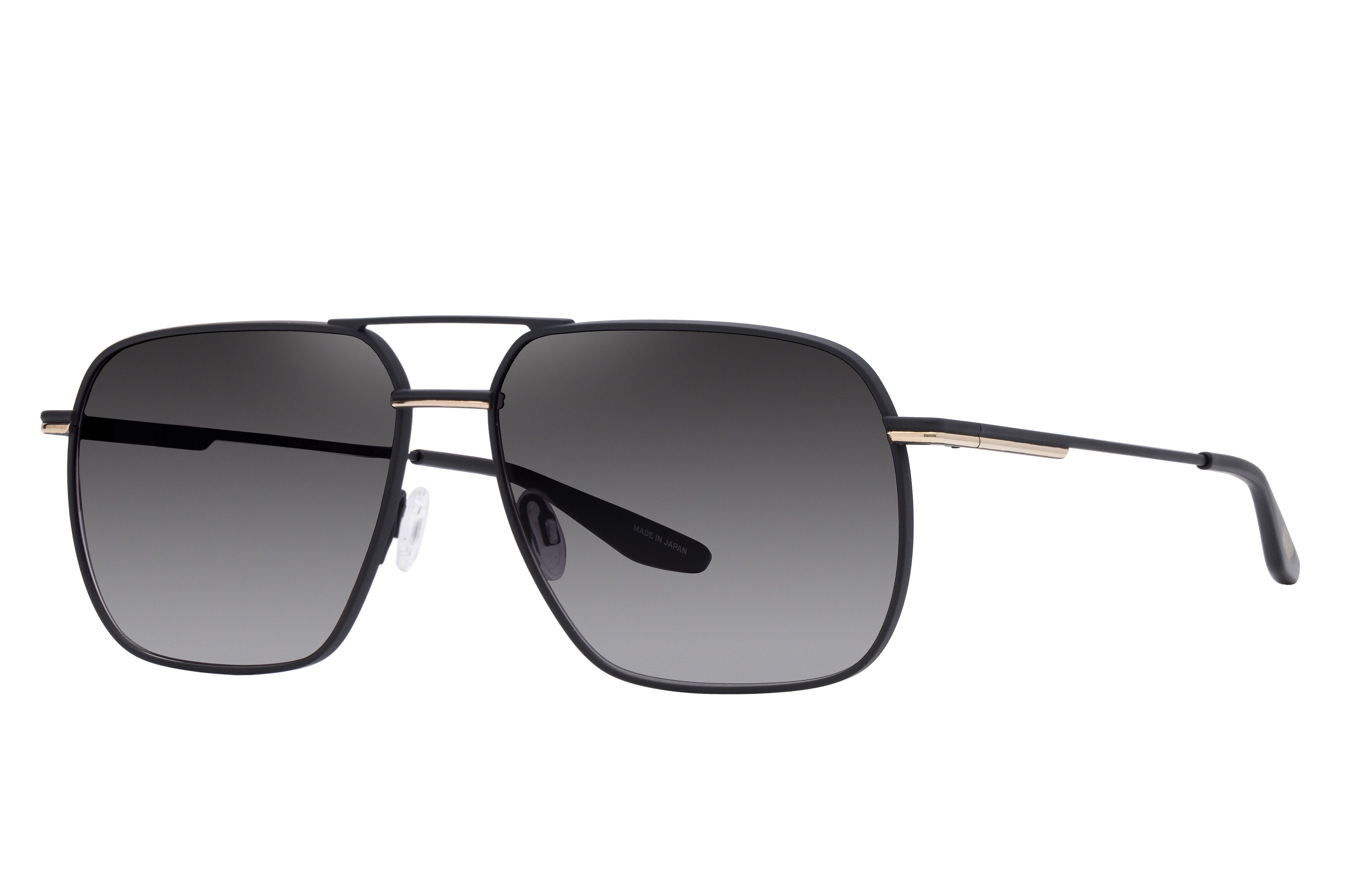 Barton Perreira Royale sunglasses in Black Satin / Gold / Smolder at Visionary Optics NYC