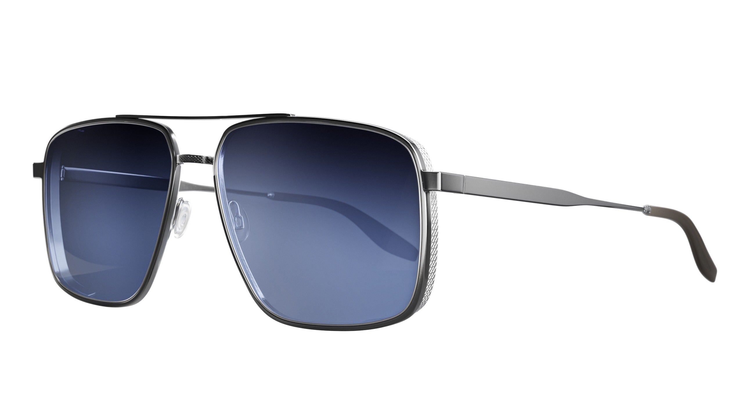 Barton Perreira Scaramanga 007 sunglasses in Gun/Sil/Stb at Visionary Optics NYC