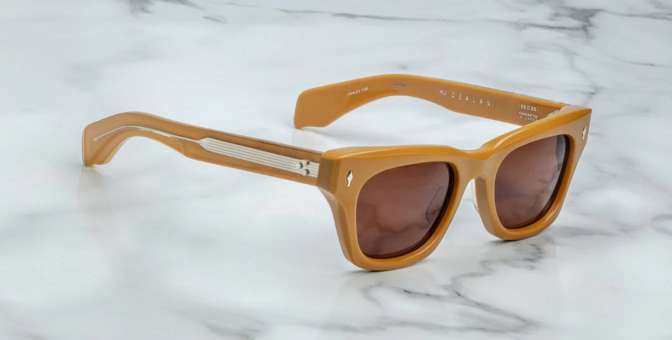 Jacques Marie Mage Dealan (Sunglasses) in 10R Suntan Sienna - Side View
