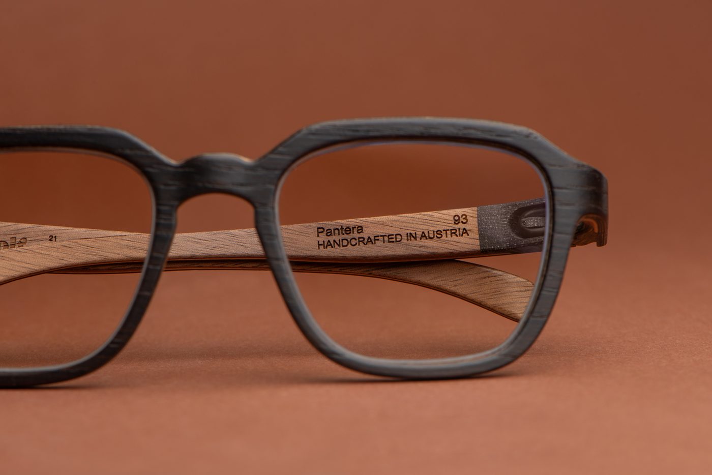 Close detail of a Rolf frame stamped handcrafted in Austria
