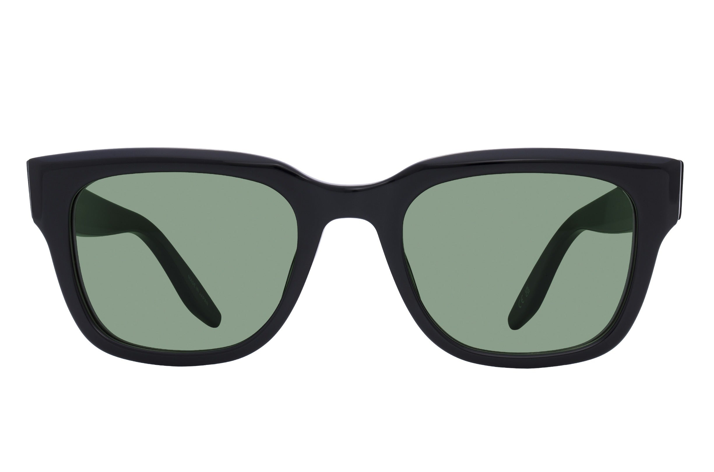Barton Perreira Stax sunglasses in Black / Bottle Green at Visionary Optics NYC