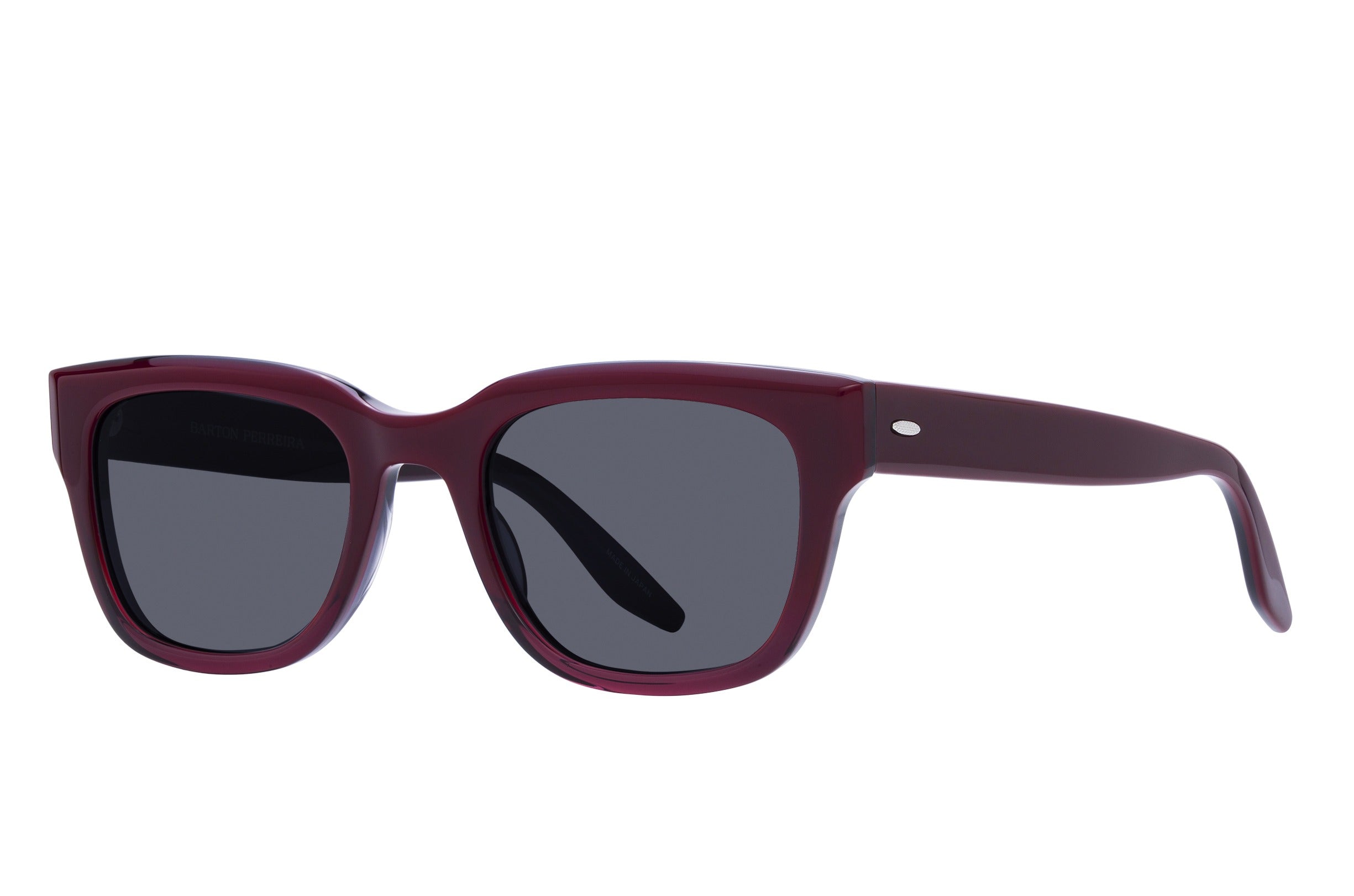 Barton Perreira Stax sunglasses in Oxblood / Noir at Visionary Optics NYC