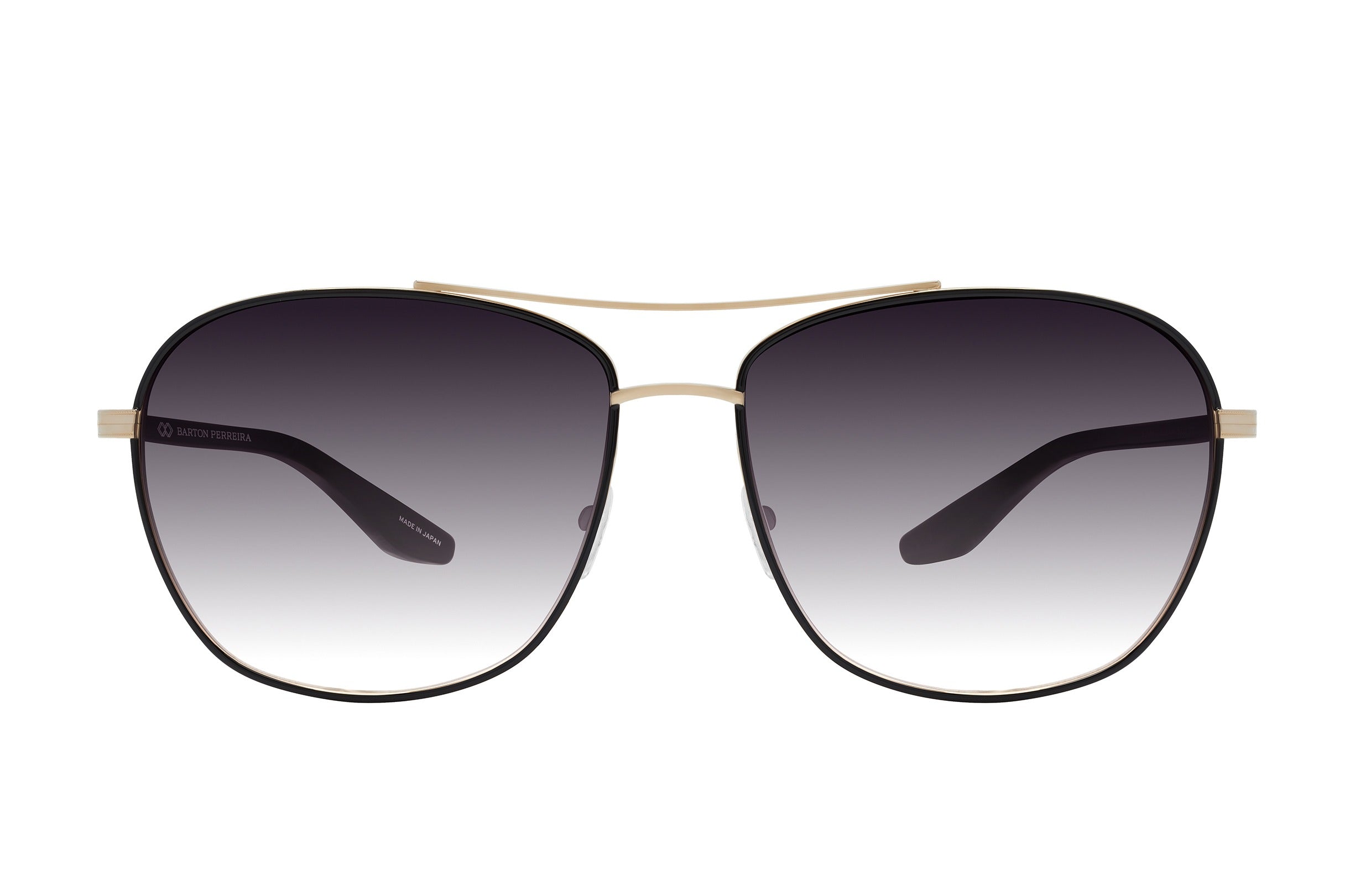 Barton Perreira Sully sunglasses in Gol/Blk/Bla/Smo at Visionary Optics NYC