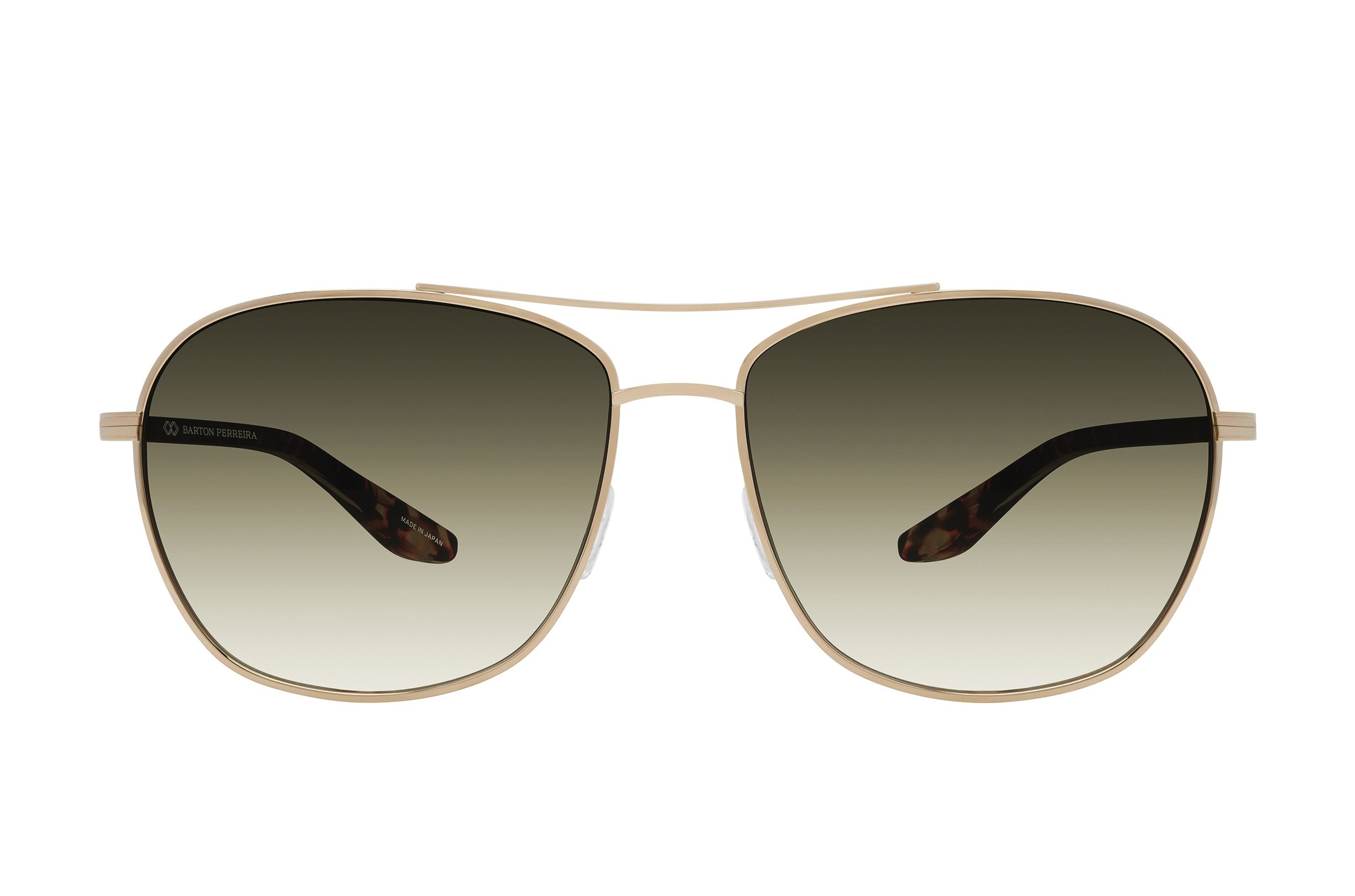 Barton Perreira Sully sunglasses in Gold / Crystal / Heroine Chic / Olive Gradient at Visionary Optics NYC