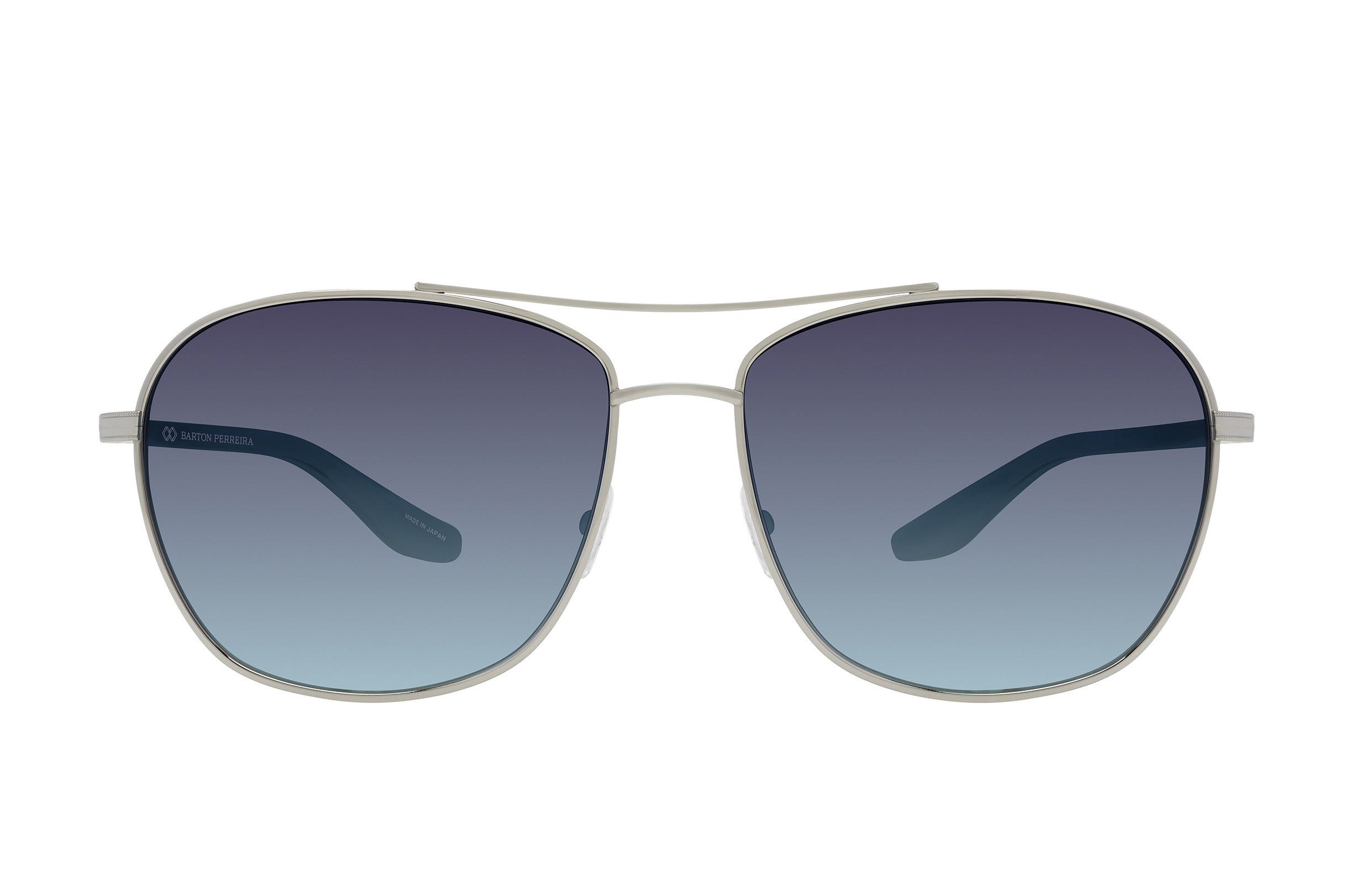 Barton Perreira Sully sunglasses in Platinum / Alabaster / Aegean Gradient at Visionary Optics NYC