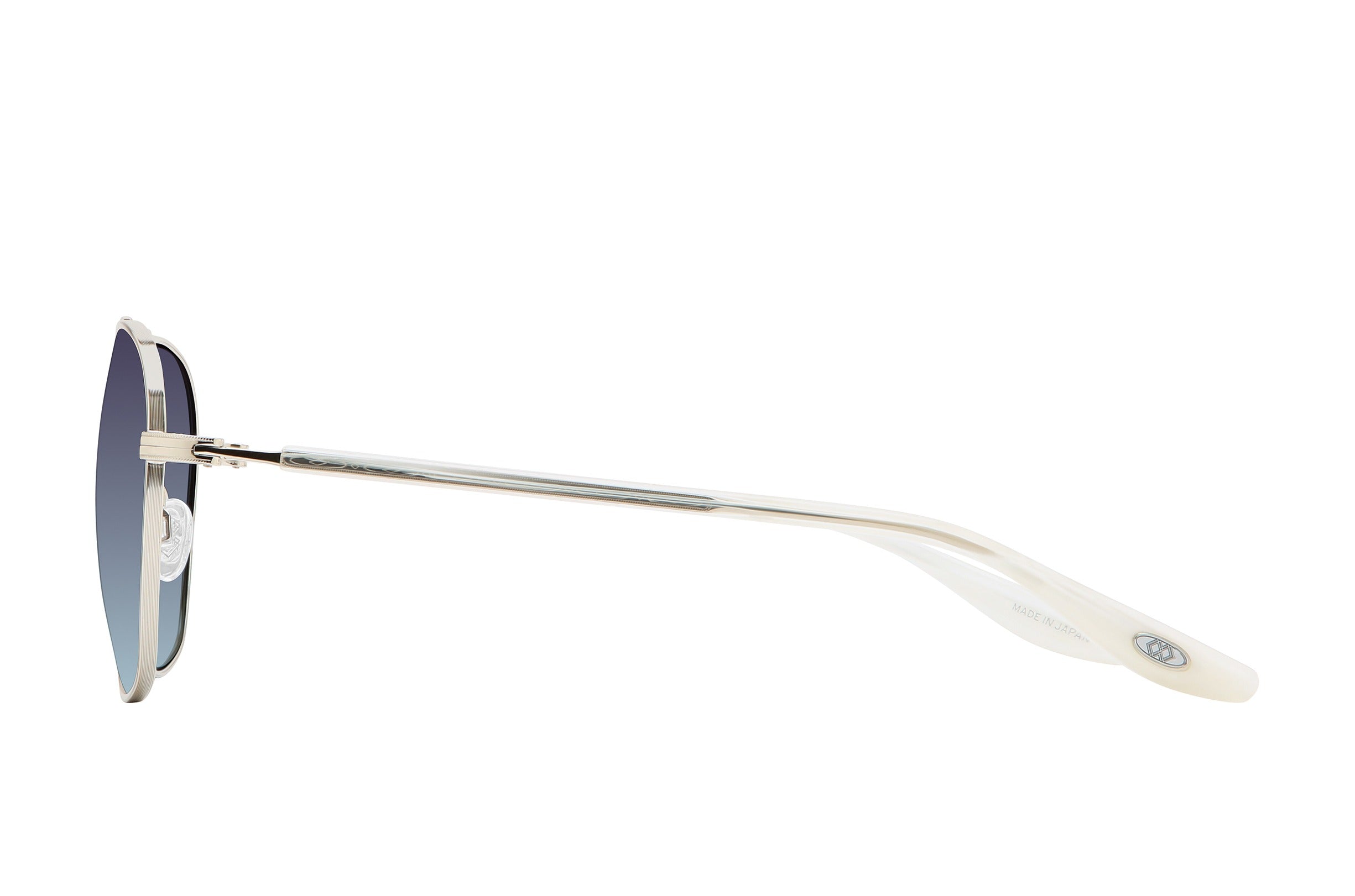 Barton Perreira Sully sunglasses in Platinum / Alabaster / Aegean Gradient at Visionary Optics NYC