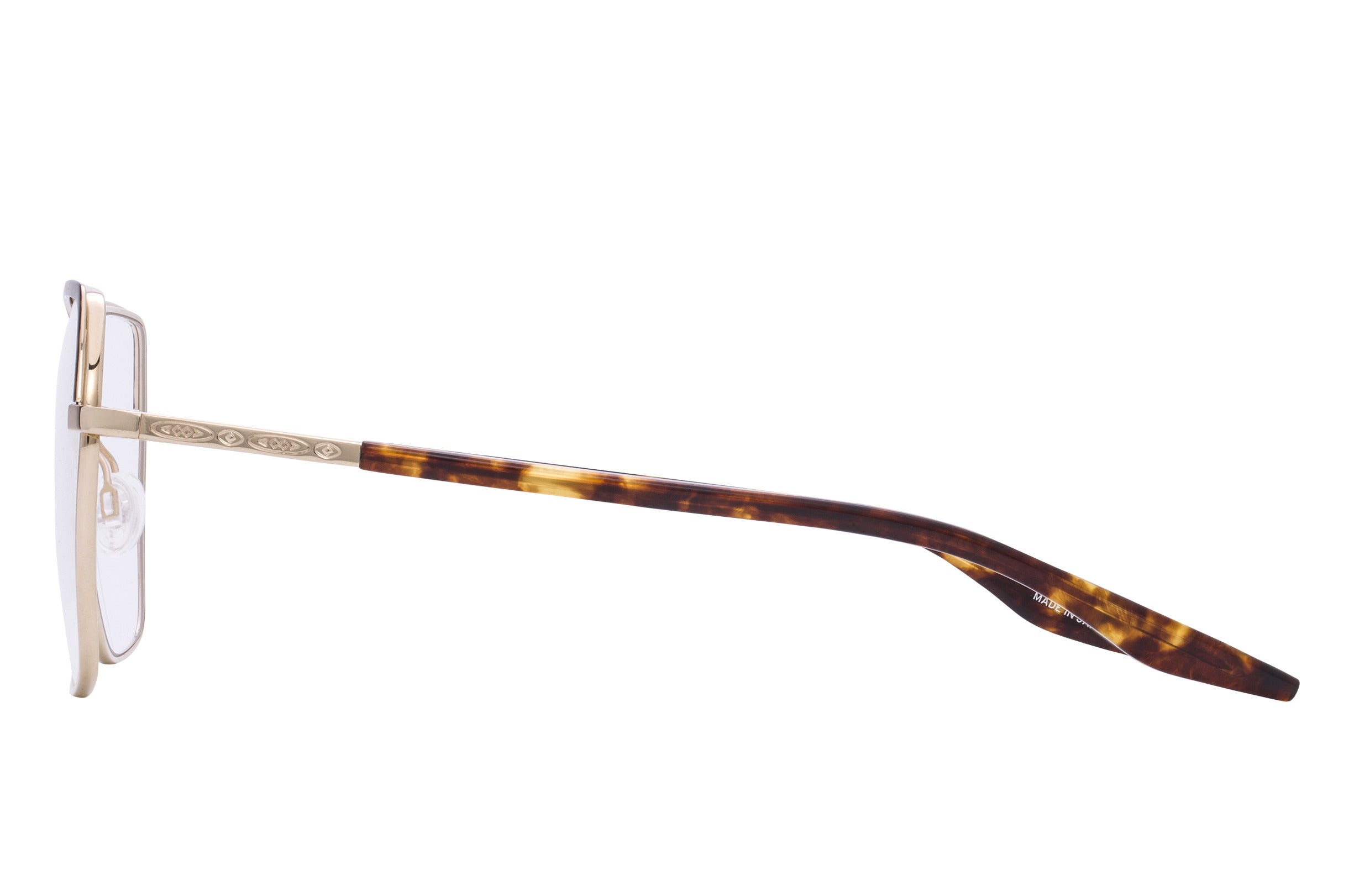 Barton Perreira Surya eyeglasses in Gold / Tortoise Enamel at Visionary Optics NYC