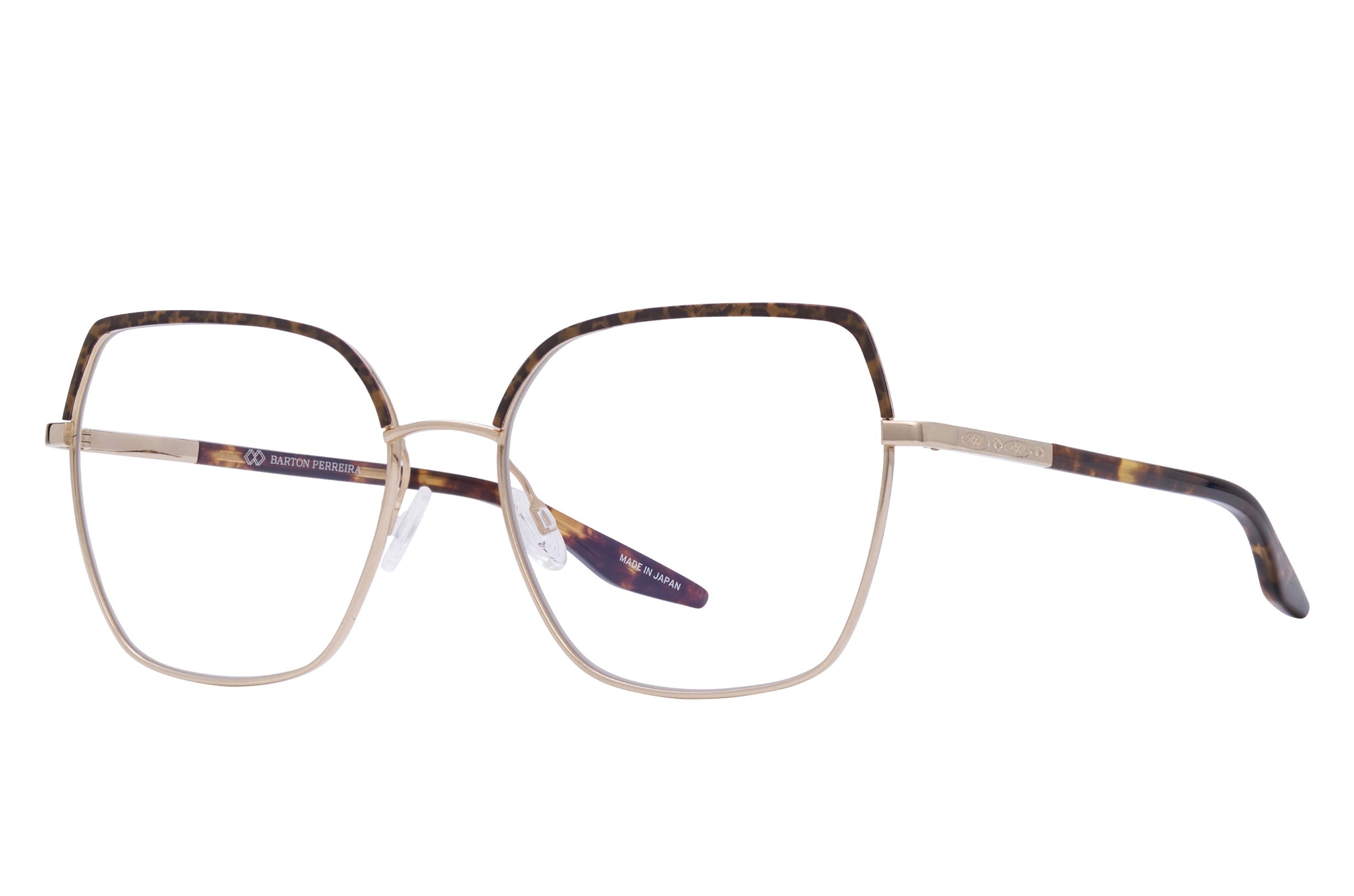 Barton Perreira Surya eyeglasses in Gold / Tortoise Enamel at Visionary Optics NYC