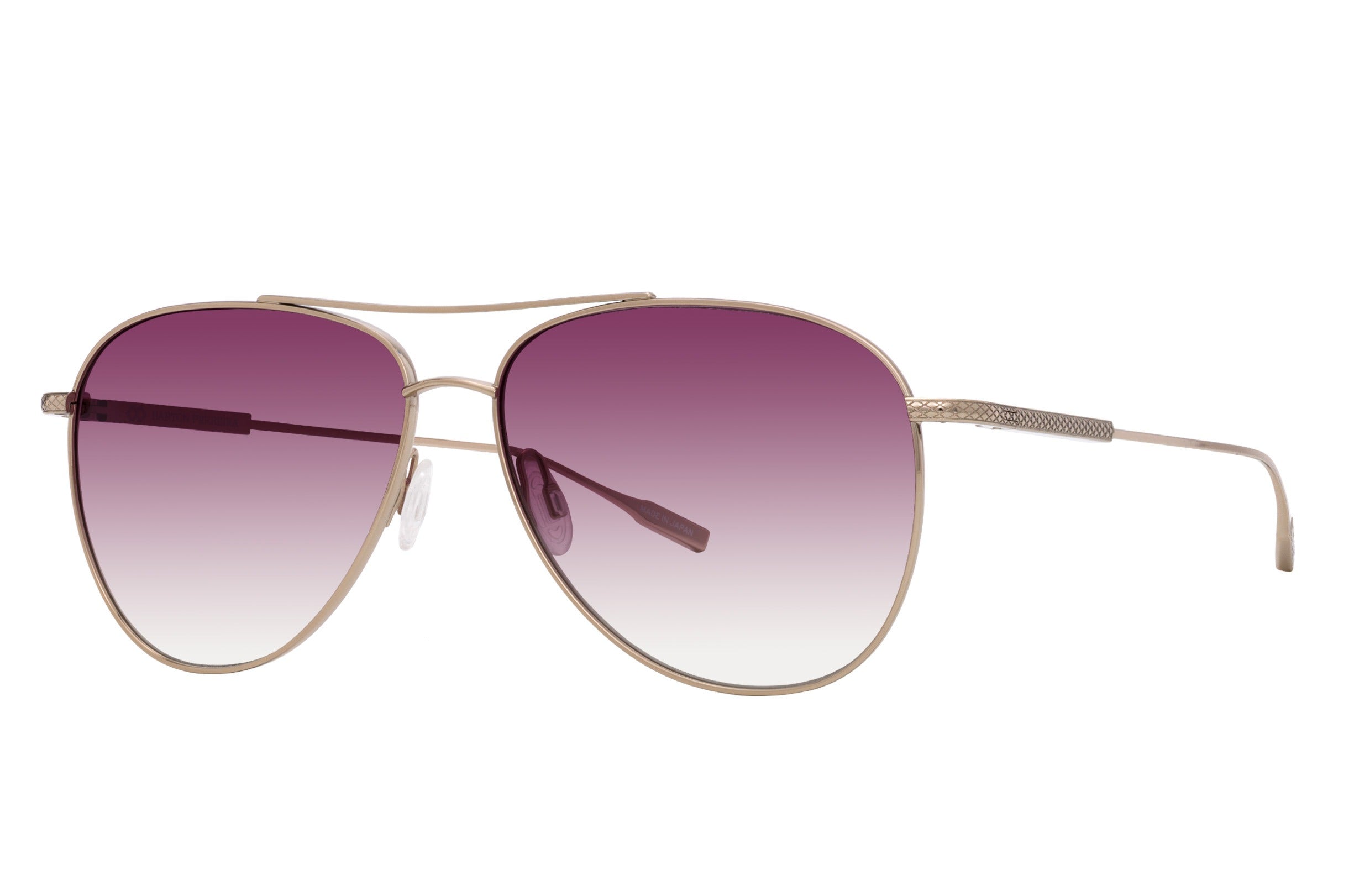 Barton Perreira Trask sunglasses in Rose Gold / Mauve Gradient at Visionary Optics NYC