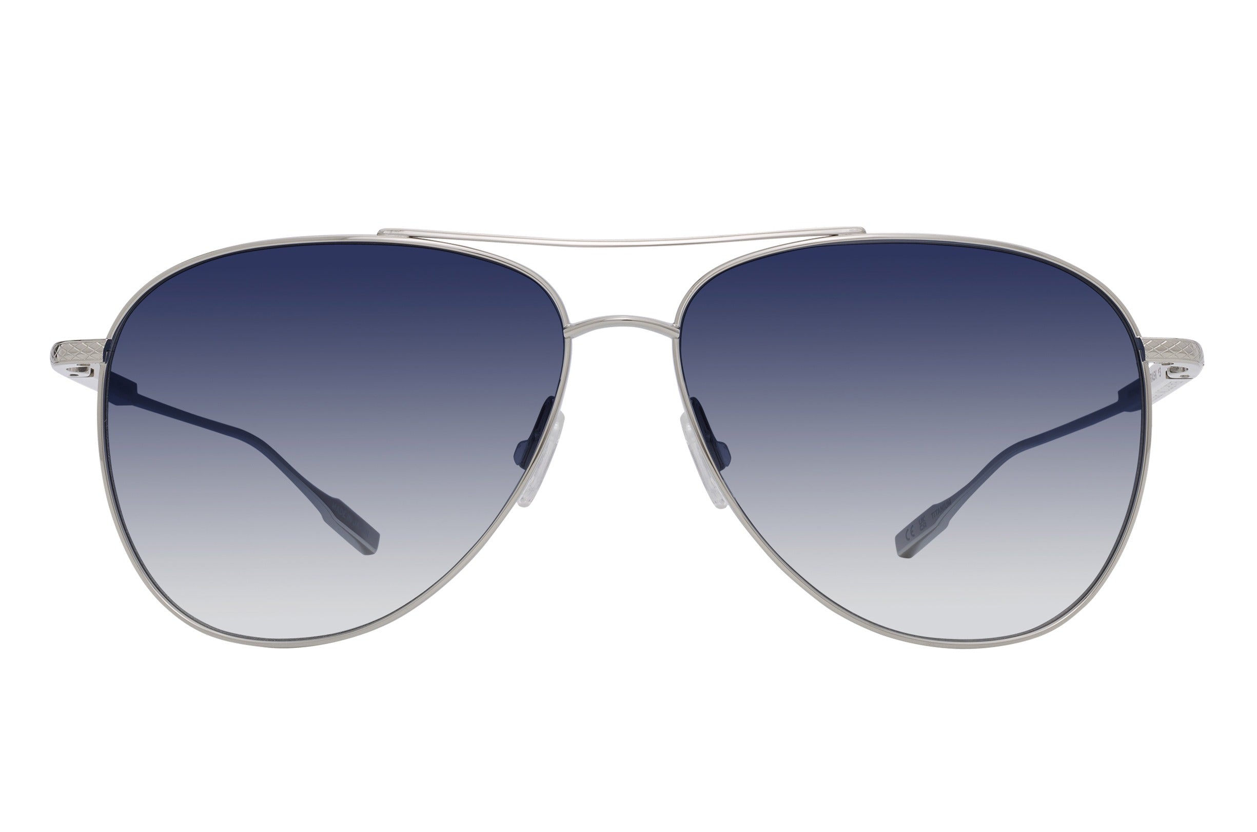 Barton Perreira Trask sunglasses in Silver / Indigo Gradient at Visionary Optics NYC