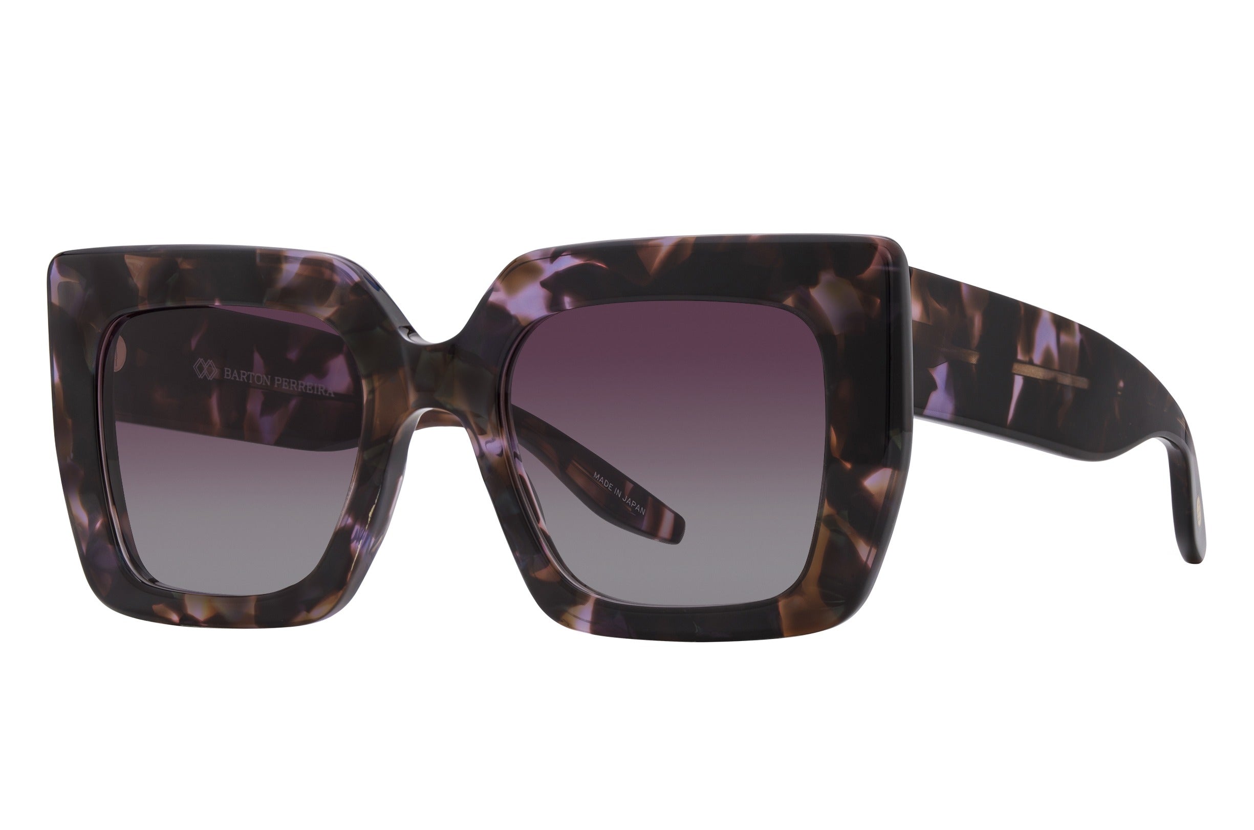 Barton Perreira Wailua sunglasses in Juniper Tortoise / Cassis at Visionary Optics NYC