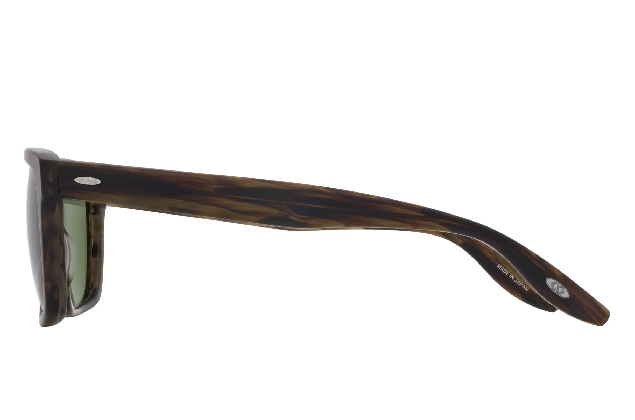 Barton Perreira Walker sunglasses in Matte Sulcata Tortoise / Forest at Visionary Optics NYC