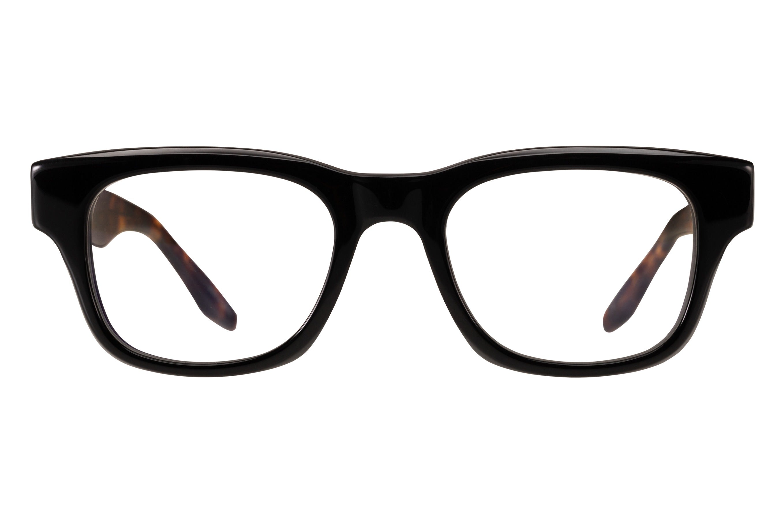 Barton Perreira Yarner eyeglasses in Black / Chestnut at Visionary Optics NYC