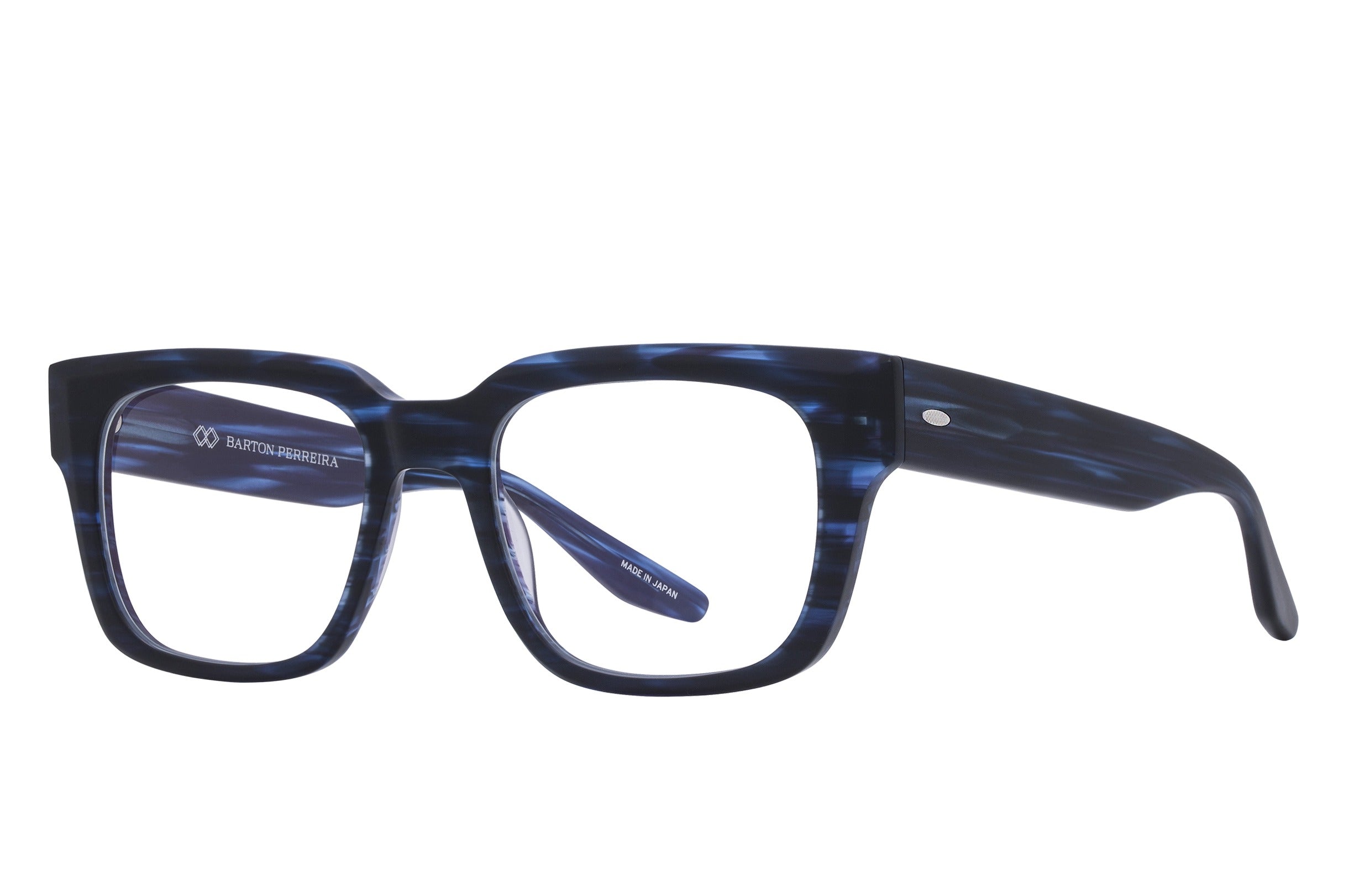 Barton Perreira Zander eyeglasses in Matte Midnight at Visionary Optics NYC